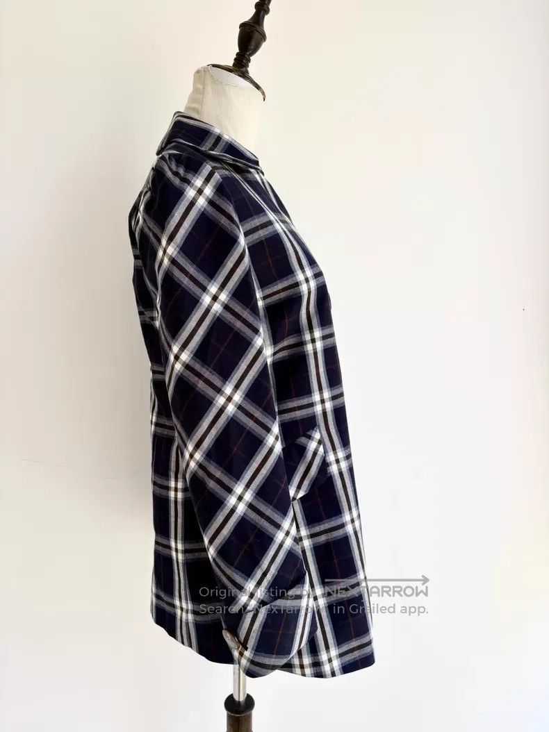 Vivienne Westwood Vivienne Westwood Vintage Blue Plaid Turn-Down Collar Satu Size L / US 10 / IT 46 - 5 Thumbnail