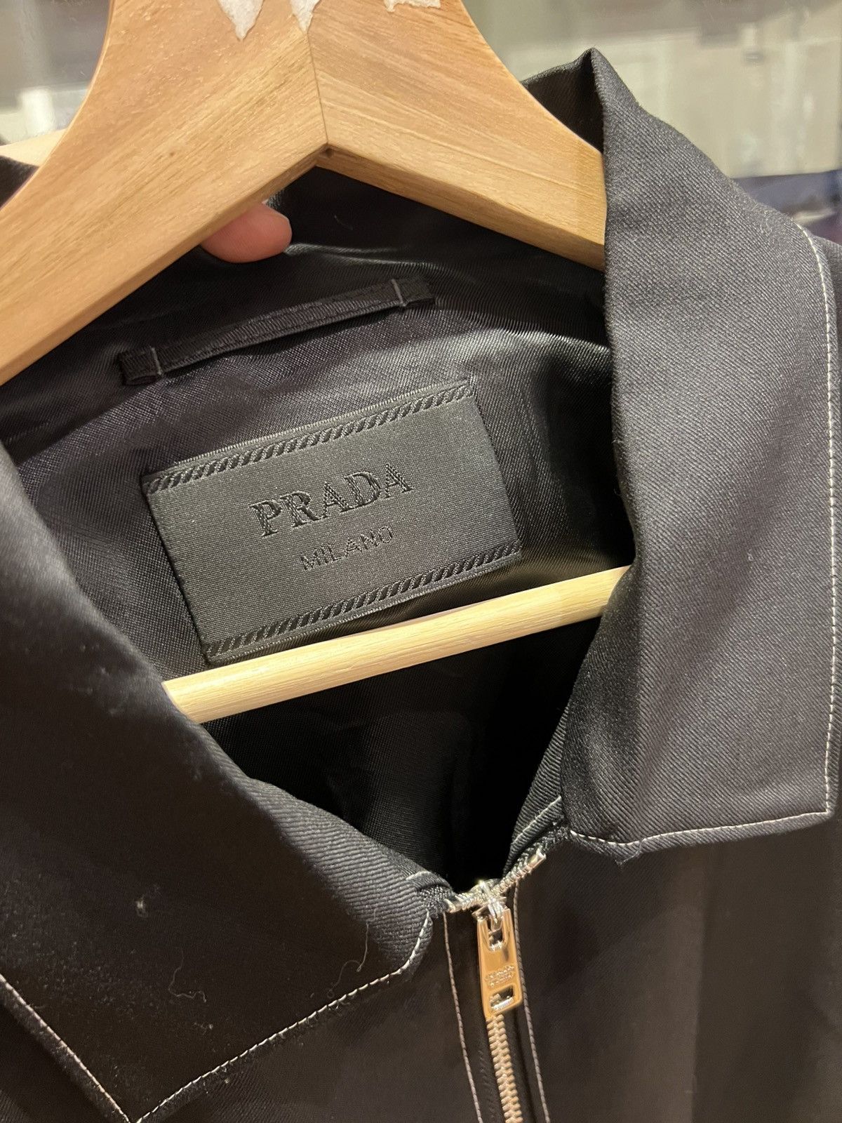 Prada Prada viscose zip up jacket Size US L / EU 52-54 / 3 - 2 Thumbnail