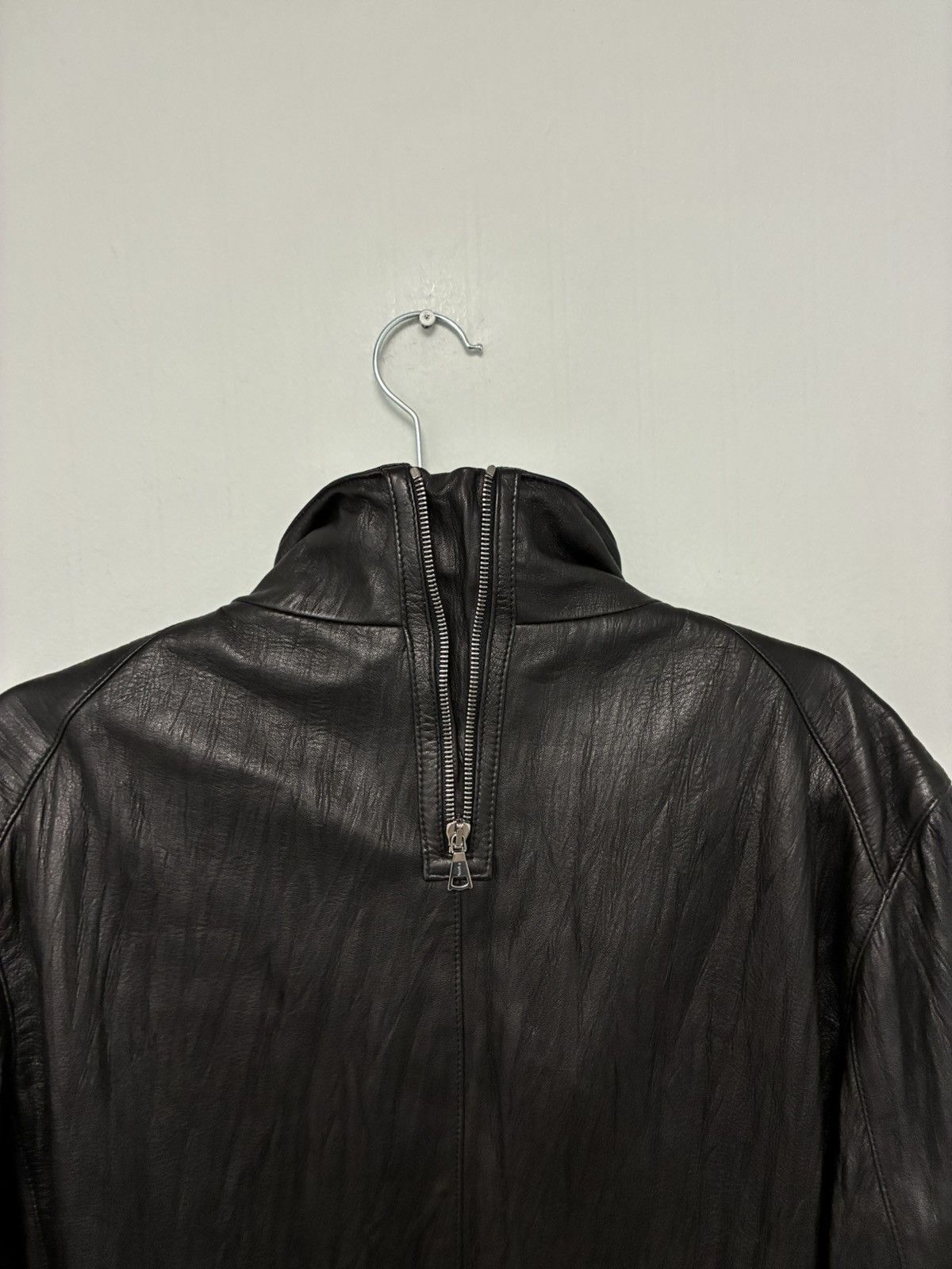John Varvatos Leather Coat Jacket EU 48 USA 38 Size US M / EU 48-50 / 2 - 9 Thumbnail
