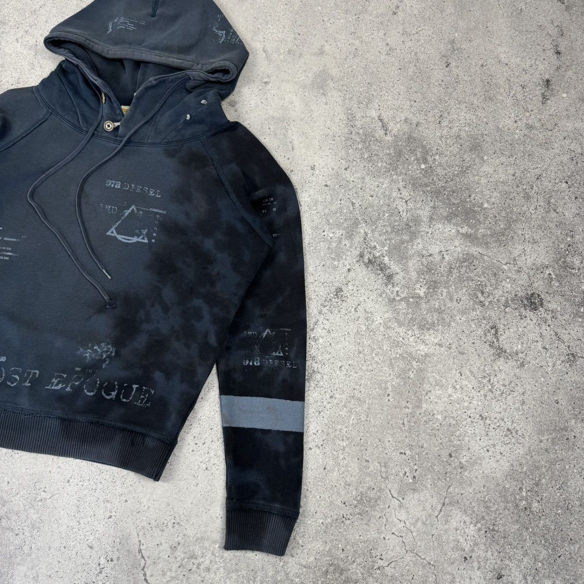 Diesel × Vintage Vintage Diesel Y2K Crazy Hoodie Size US M / EU 48-50 / 2 - 6 Thumbnail