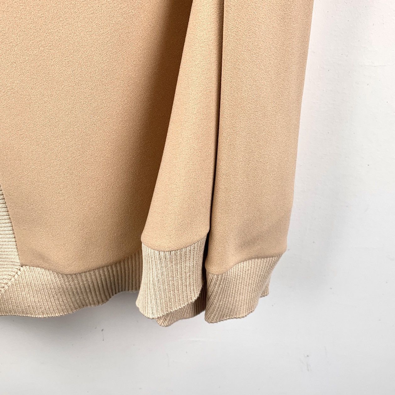Dior Dior Brown Long Sleeve Off-shoulder Spliced Dress K26WX Size S / US 4 / IT 40 - 4 Thumbnail