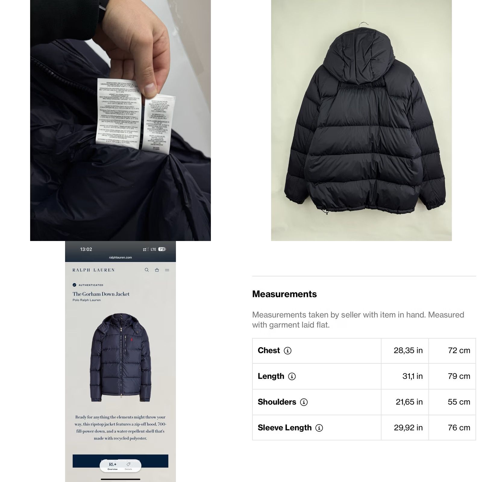 Ralph Lauren Ralph Lauren Hooded Down Puffer Jacket MLS Navy El Cap Redefined 2XL Men Blue Puffer Jacket Hoodie NFL? Size US XXL / EU 58 / 5 - 11 Thumbnail