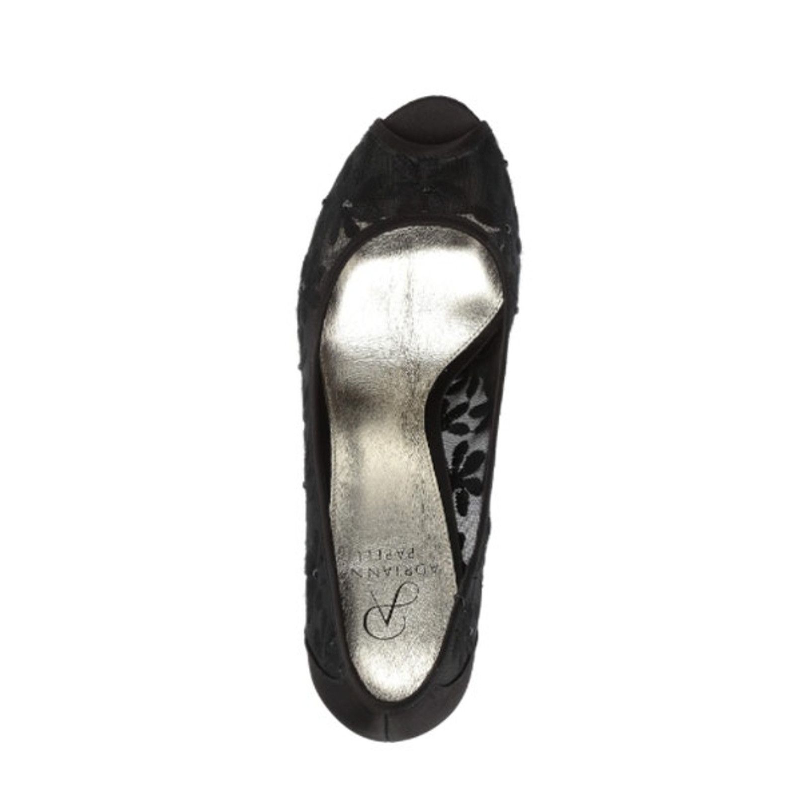 Adrianna Papell Adrianna PAPELL Womens Frances Black Mesh Heels Pumps / 11W Size US 11 / IT 41 - 7 Thumbnail