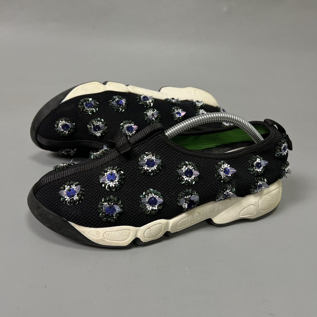 Dior Dior Fusion Embellished Mesh Sneakers Black Rare size 38 Size US 8 / IT 38 - 5 Thumbnail
