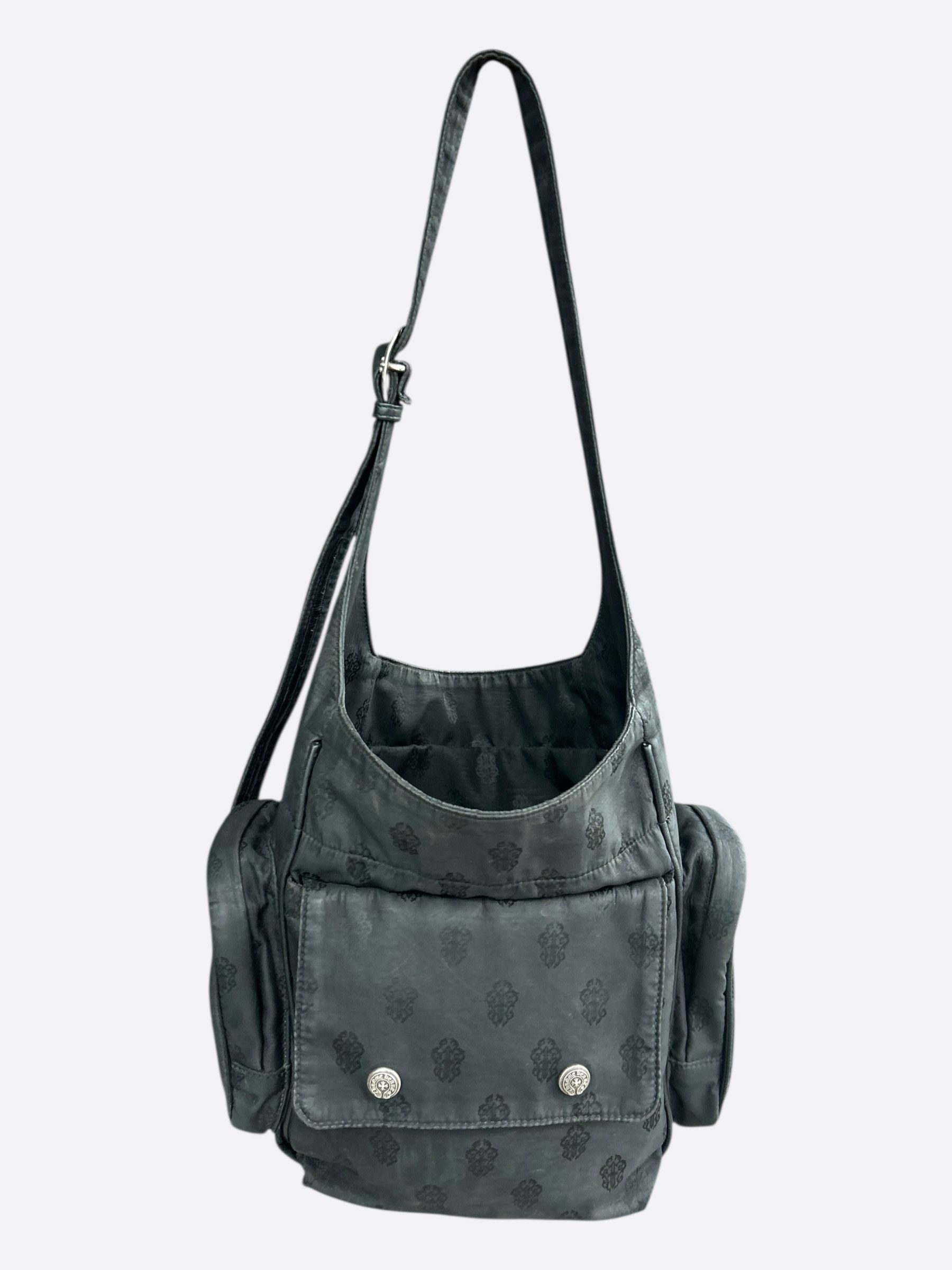 Chrome Hearts Chrome Hearts Black Nylon Jacquard Diaper Bag Size ONE SIZE - 1 Thumbnail
