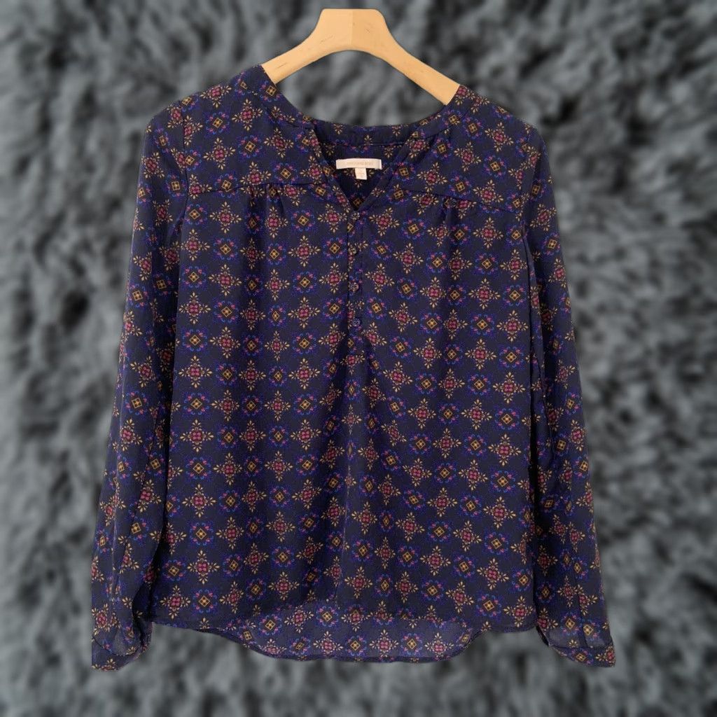 Anthropologie Womens Skies Are Blue Blouse Top Shirt Size Small Stitch Fix Anthropologie Size S / US 4 / IT 40 - 1 Thumbnail