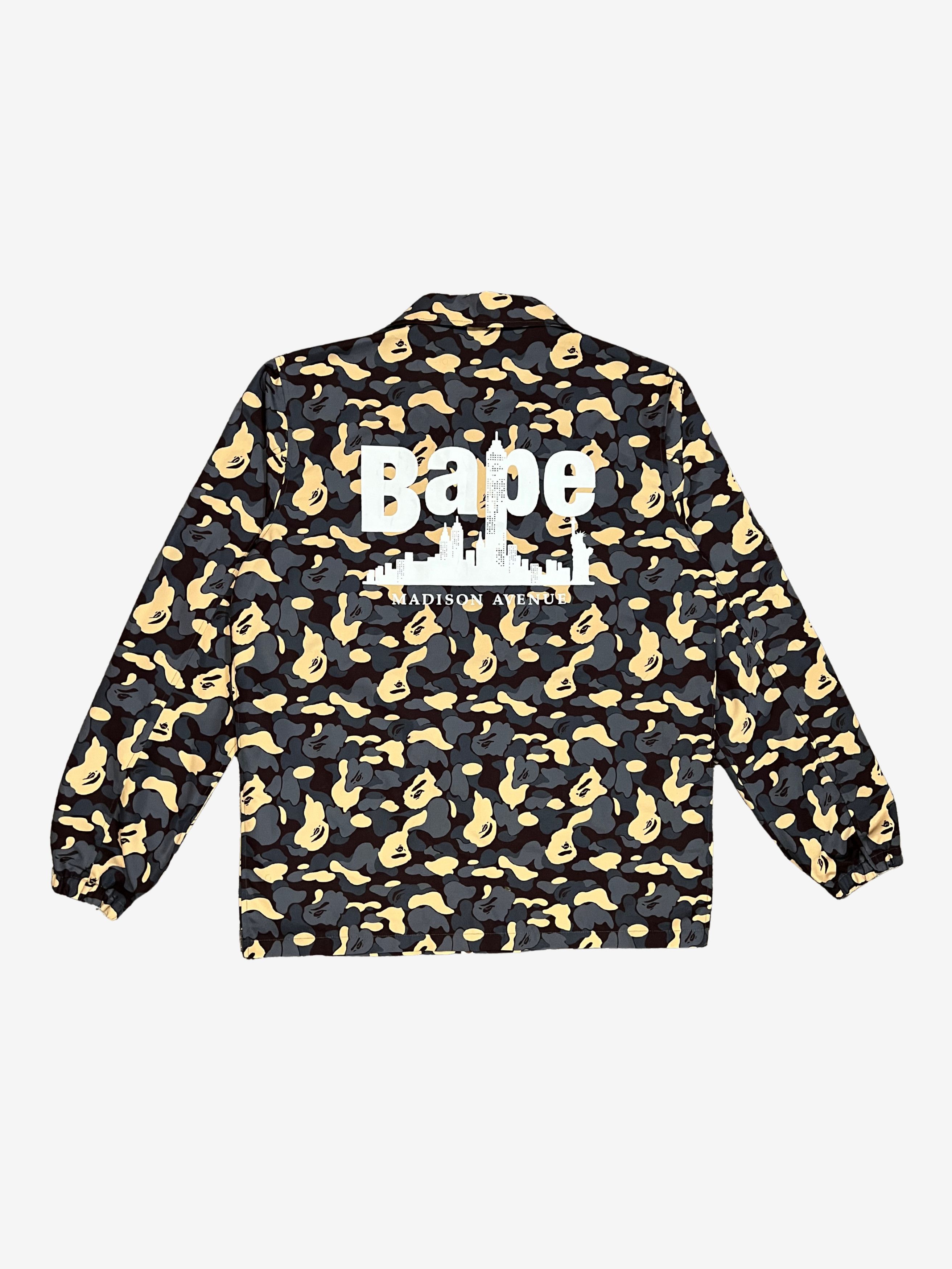 Bape A Bathing Ape Black 2024 NYC Madison Store Camo Coach Jacket Size US M / EU 48-50 / 2 - 2 Thumbnail