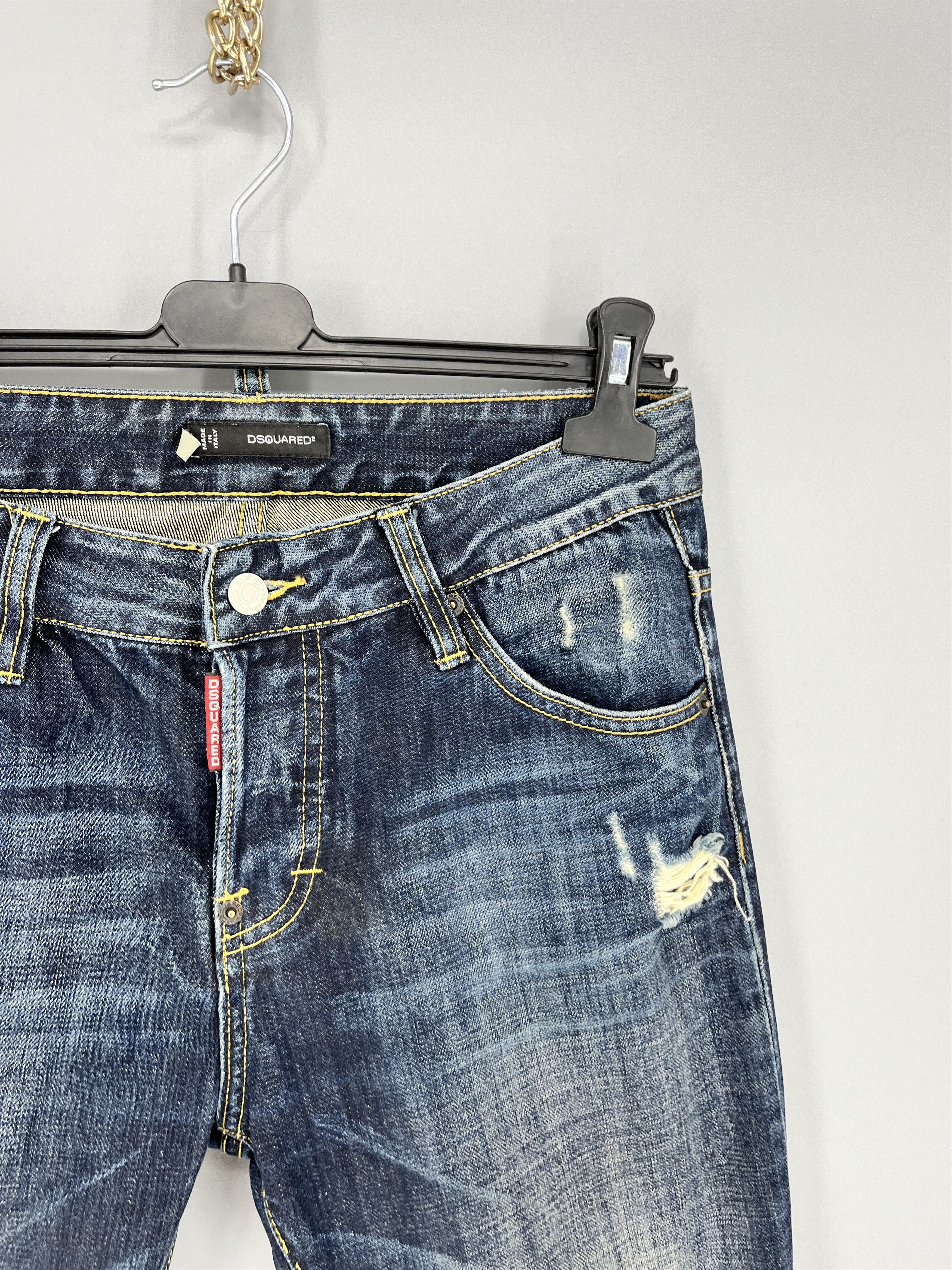 Dsquared2 Vintage Dsquared2 Jeans Denim Skinny Fit Luxary Style Size US 27 - 7 Thumbnail