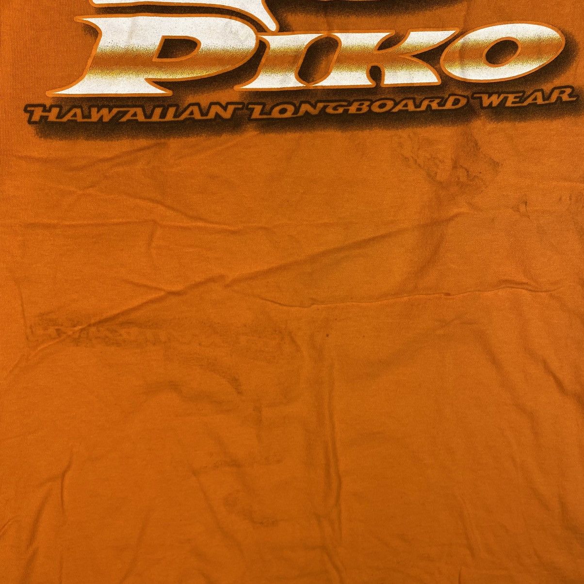 Vintage Vintage 90's PIKO Hawaiian Longboard Wear Logo Surf TeeShirt Size US M / EU 48-50 / 2 - 2 Thumbnail