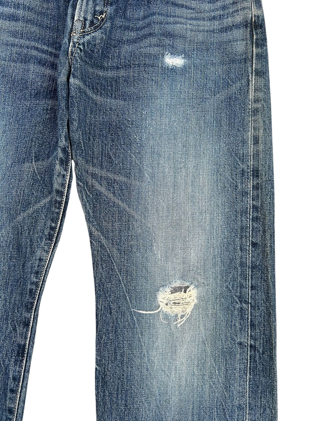 Kapital Vintage Edwin 505s Selvedge Distressed Denim Jeans Size US 28 / EU 44 - 4 Thumbnail