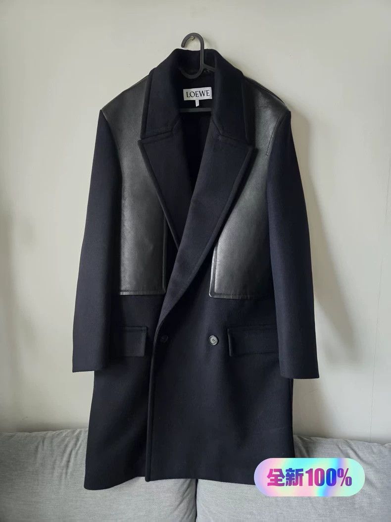 Loewe Loewe Woolen sheepskin men's overcoat Size US S / EU 44-46 / 1 - 1 Thumbnail