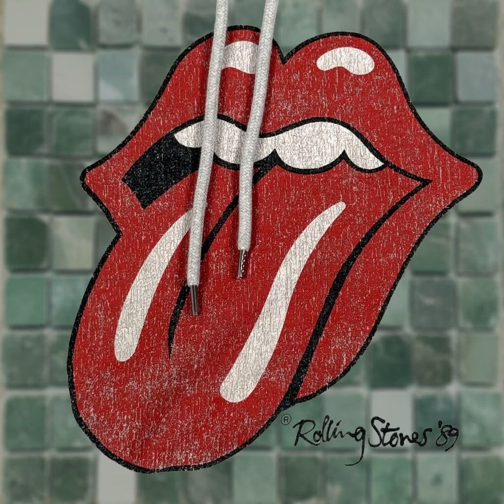 H&M Rolling Stones Hoodie Mens Medium Gray L.O.G.G. Tongue Logo Pullover 2019 Band Rock Mens Size US M / EU 48-50 / 2 - 1 Thumbnail
