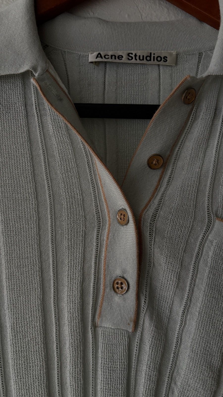 Acne Studios Acne studios pleated collared shirt Size XS / US 0-2 / IT 36-38 - 4 Thumbnail