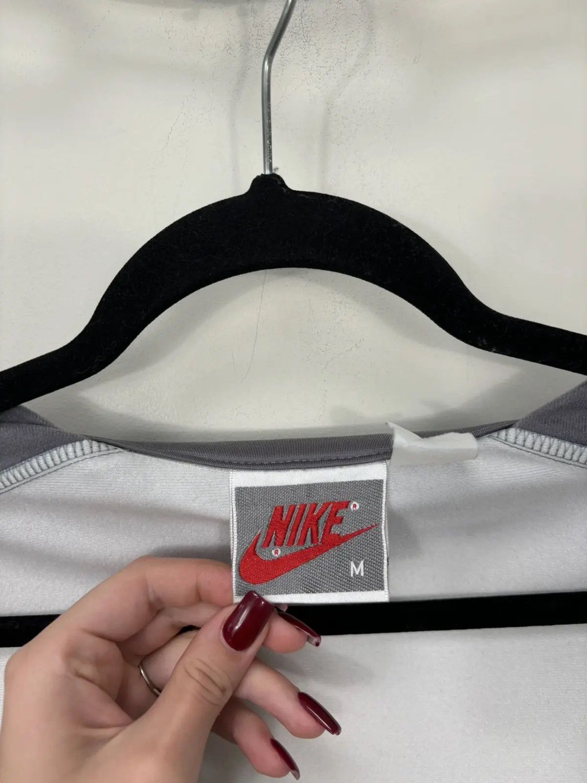 Nike × Vintage Vintage 90s Nike Y2K Retro Hype Full Zip Track Jacket Size US M / EU 48-50 / 2 - 6 Thumbnail