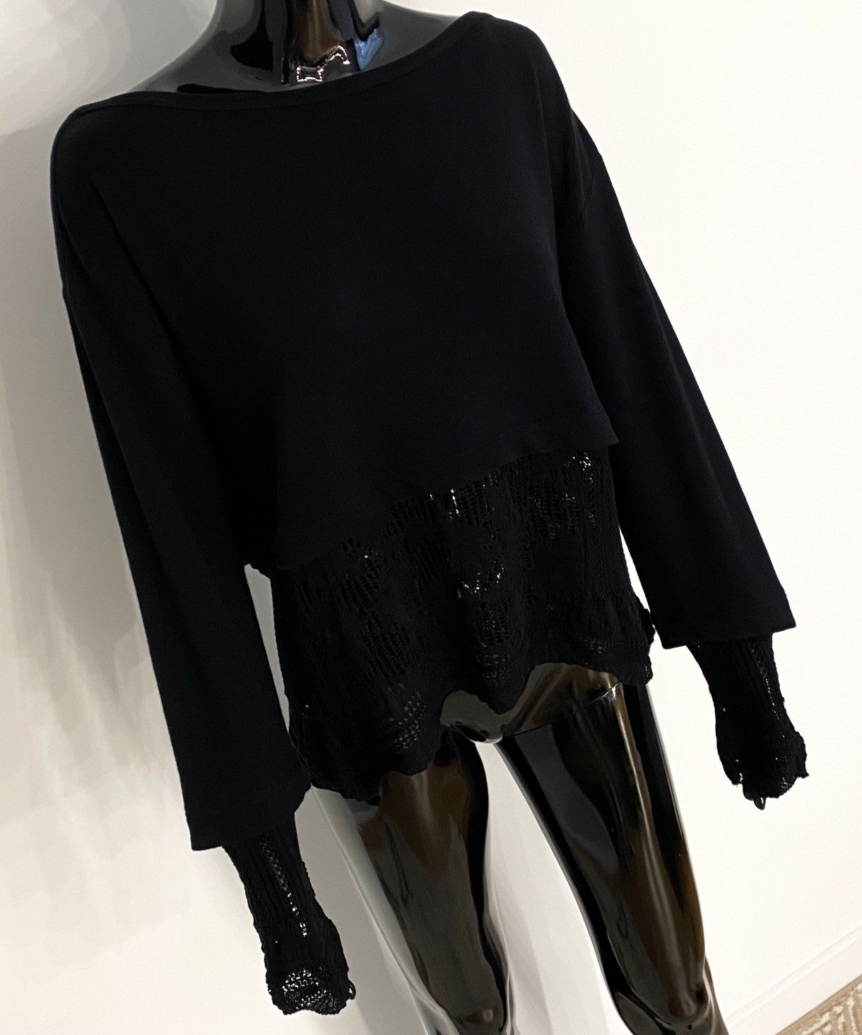 Jean Paul Gaultier Jean Paul Gaultier Long Sleeve Lace Top Size M / US 6-8 / IT 42-44 - 3 Thumbnail