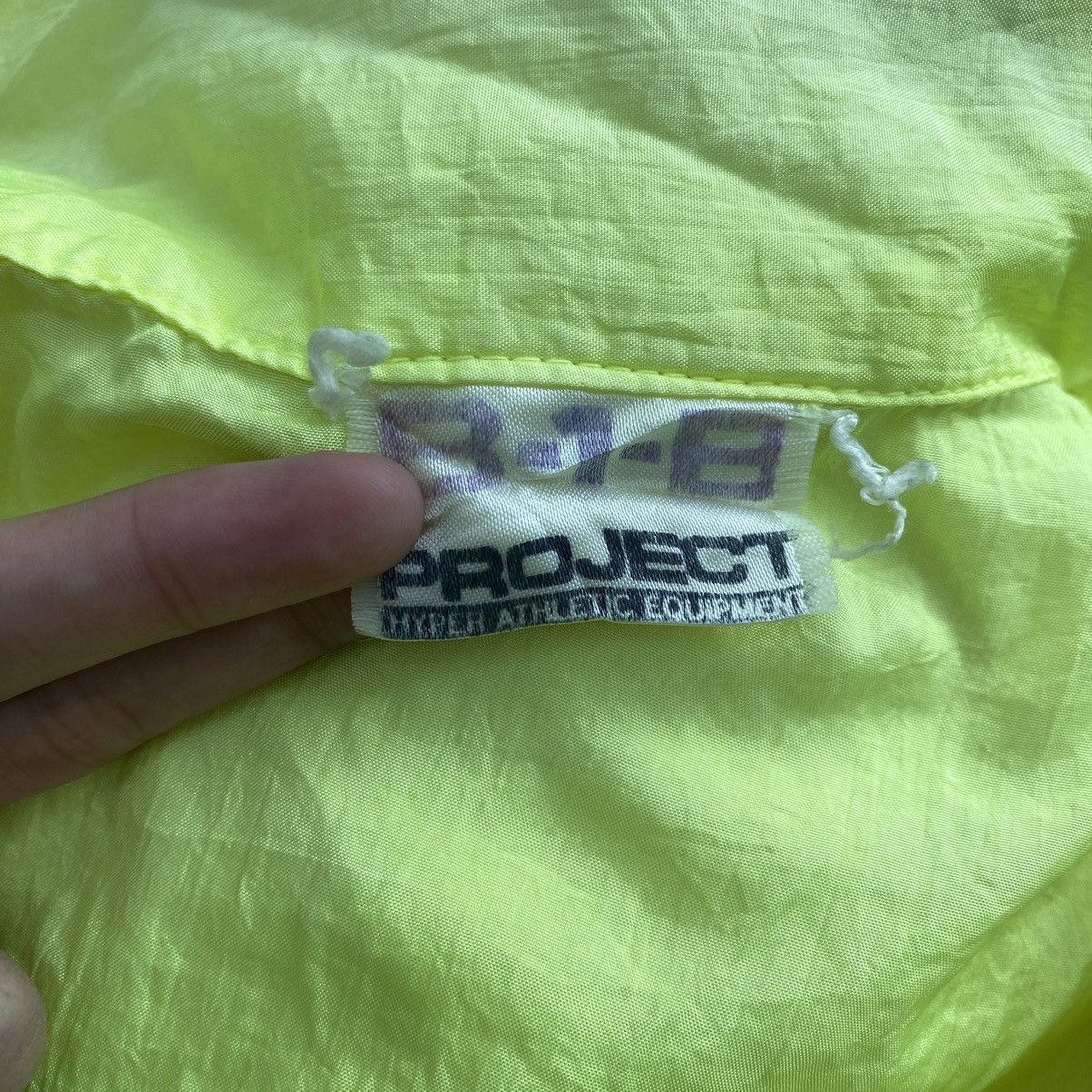 Japanese Brand BIKE SPOPT WHEELIE Big Print Japan Brand Yellow Windbreaker Size US M / EU 48-50 / 2 - 3 Thumbnail