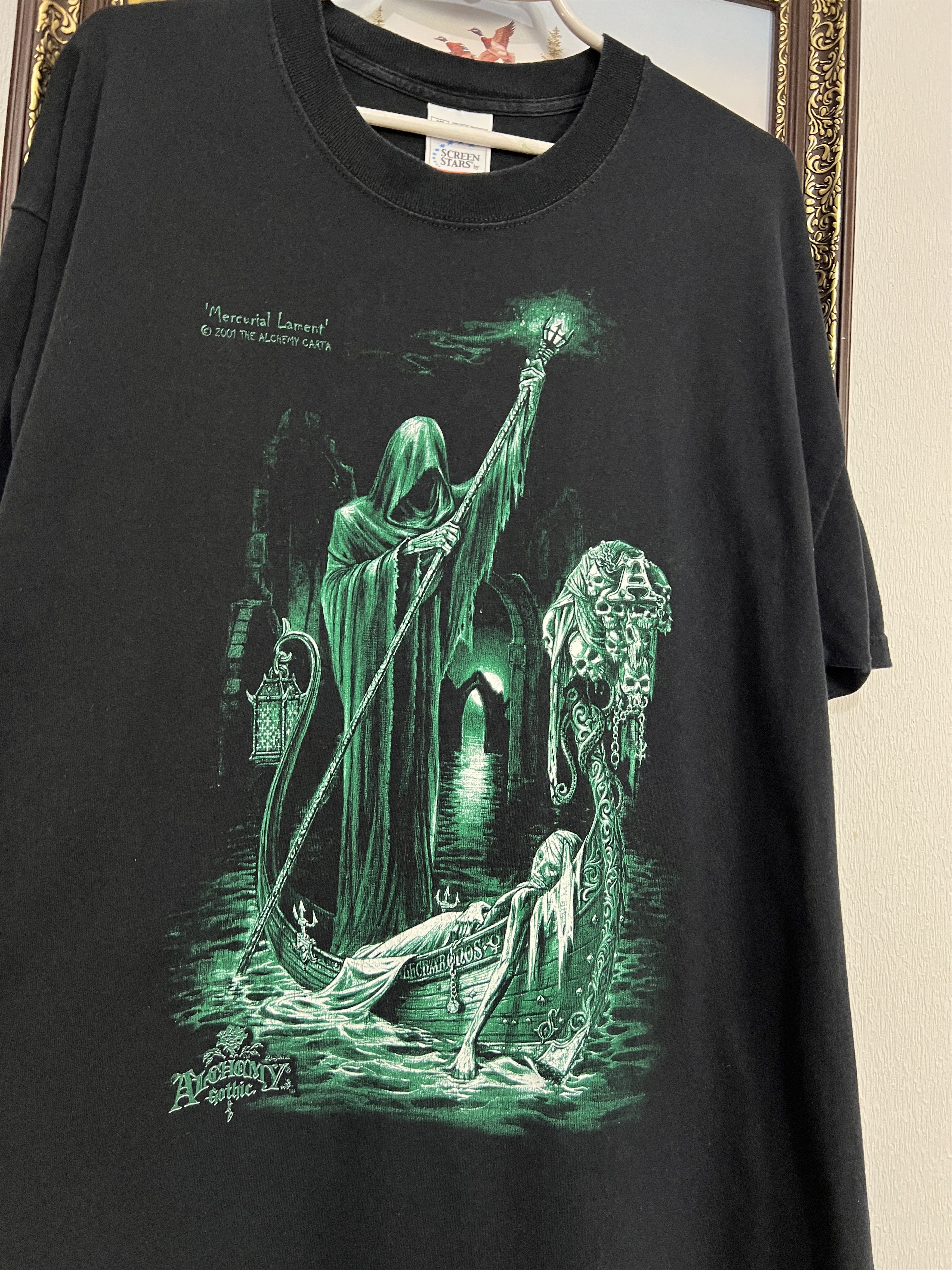 Vintage Alchemy Gothic Mercurial Lament Metal Tee Shirt Over Print Size US XL / EU 56 / 4 - 3 Thumbnail