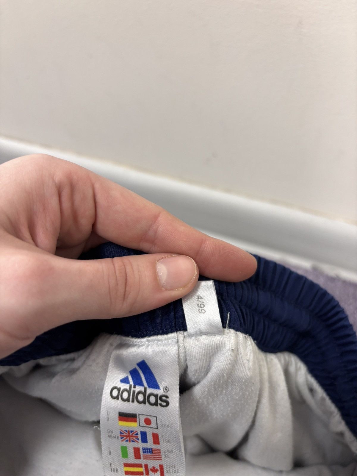 Adidas Vintage 1990s Adidas Y2K Tracksuit Blue Baggy Retro Hype Size US XL / EU 56 / 4 - 15 Thumbnail