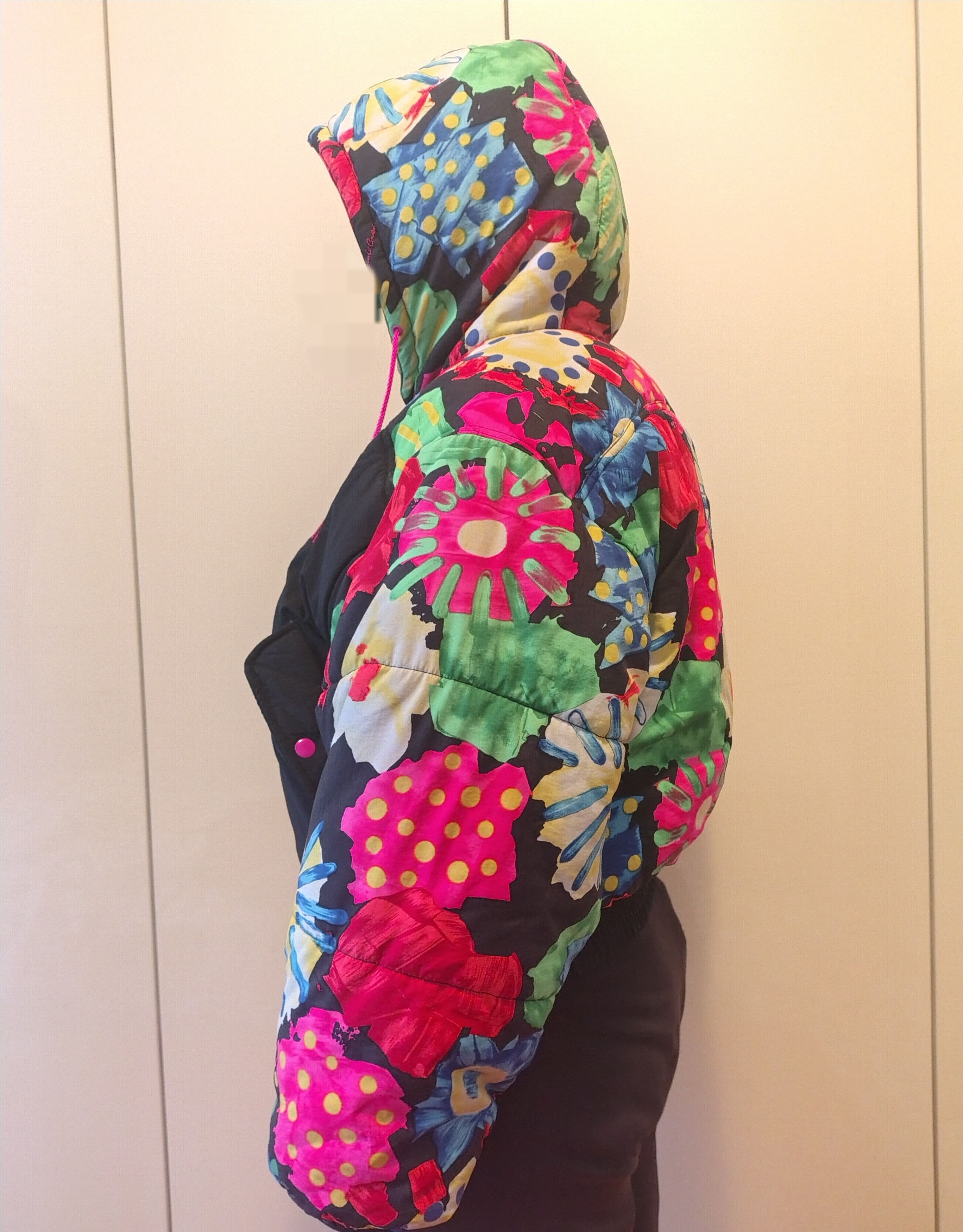 Enrico Coveri ARCHIVE Enrico Coveri Sport "Pop Art" Floral Down Puffer Size M / US 6-8 / IT 42-44 - 8 Thumbnail