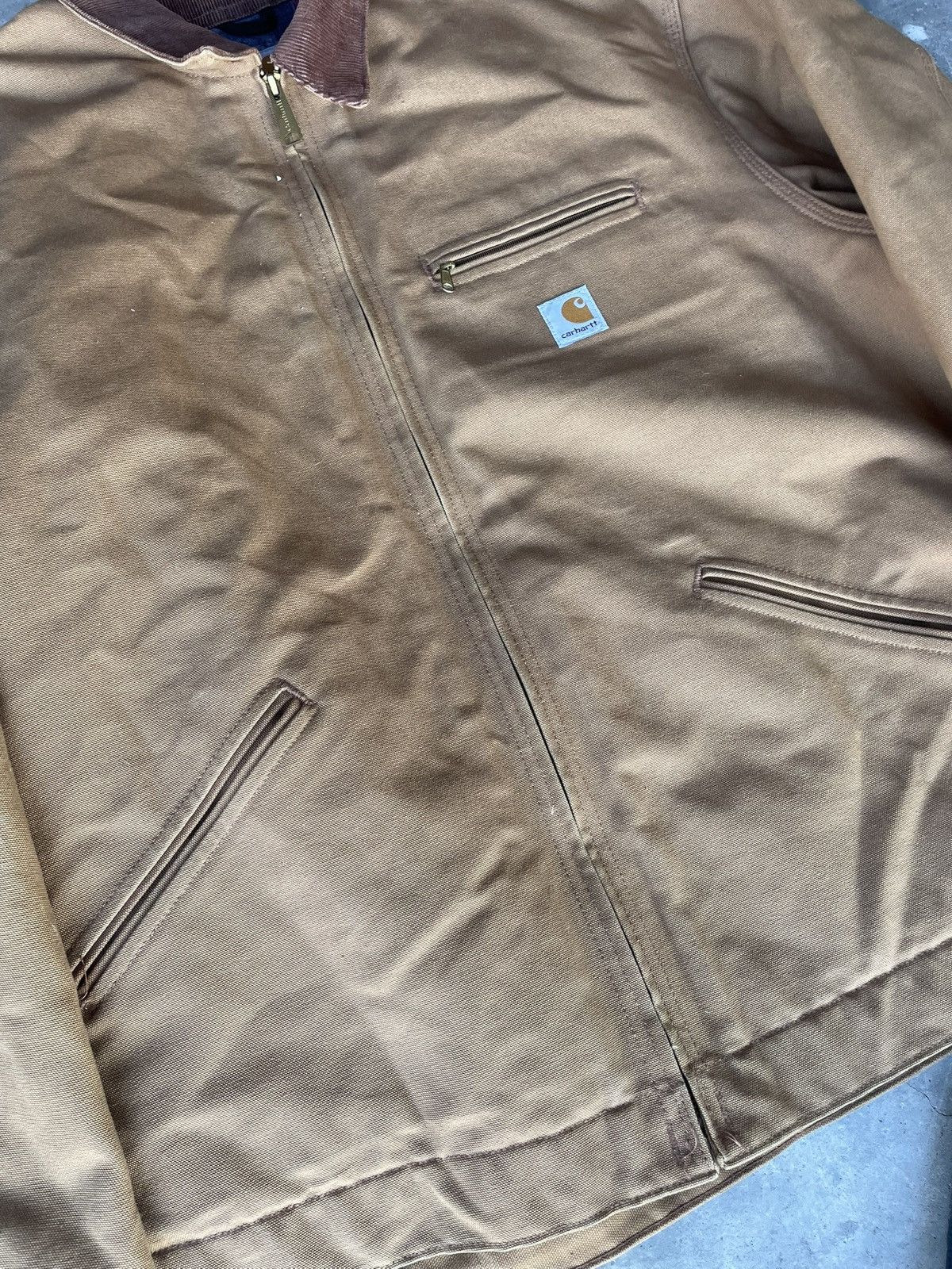 Carhartt Vintage 90s Carhartt J01 Detroit Jacket Blanket Lined Large Size US XXL / EU 58 / 5 - 4 Thumbnail