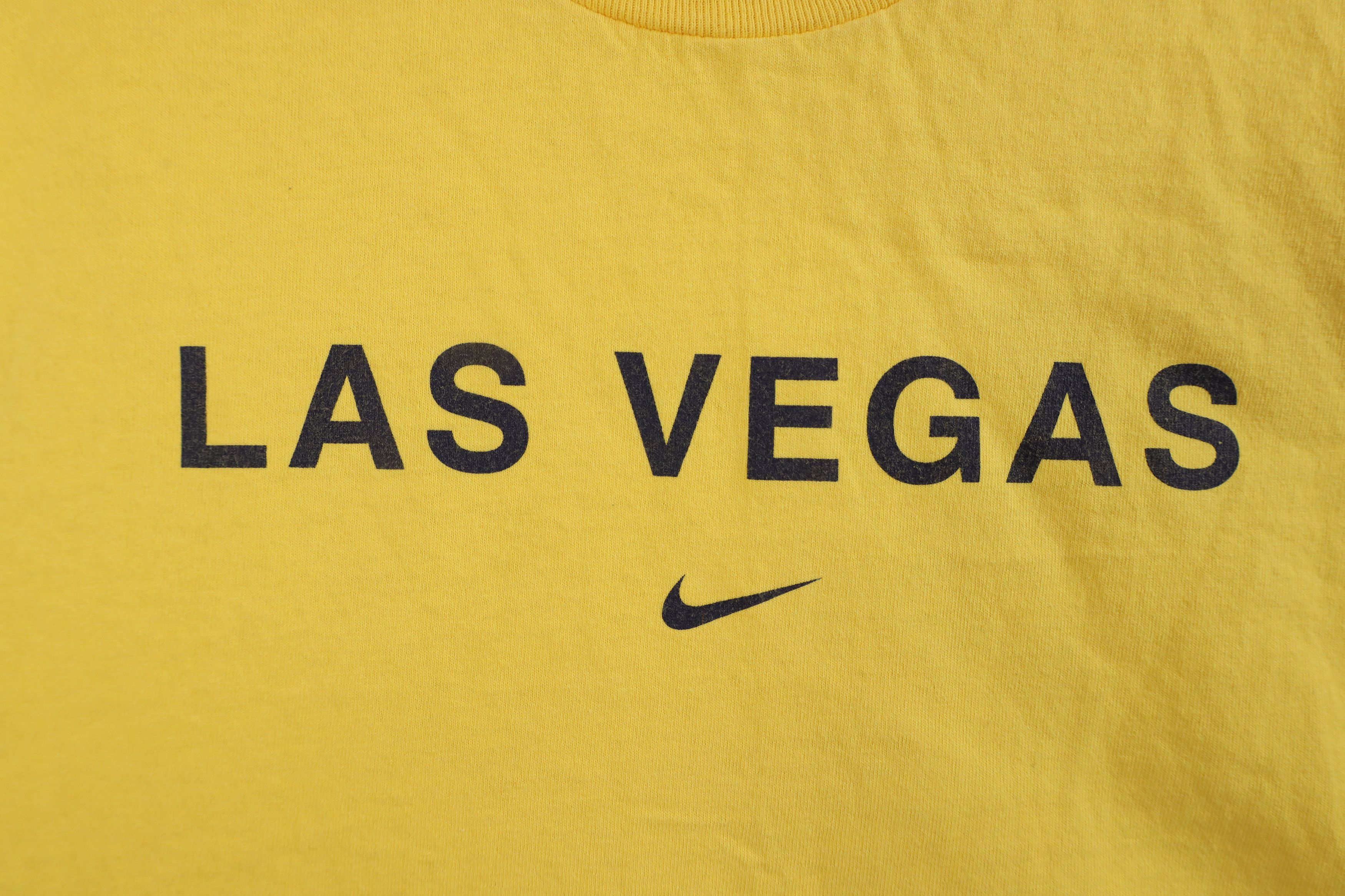 Nike × Vintage Vintage Nike Scott Center Swoosh Las Vegas T-Shirt Yellow Size US L / EU 52-54 / 3 - 4 Thumbnail