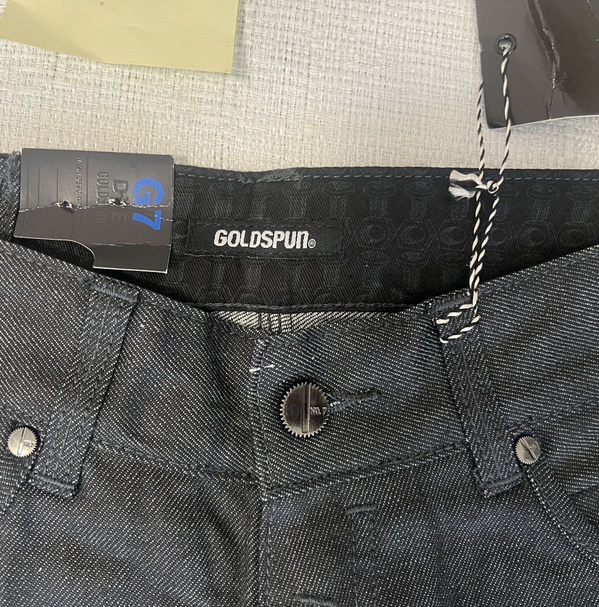 Other Goldspun G7 Black Grey Denim Pants, Multi Pocket Men's Size 32 Size US 32 / EU 48 - 7 Thumbnail
