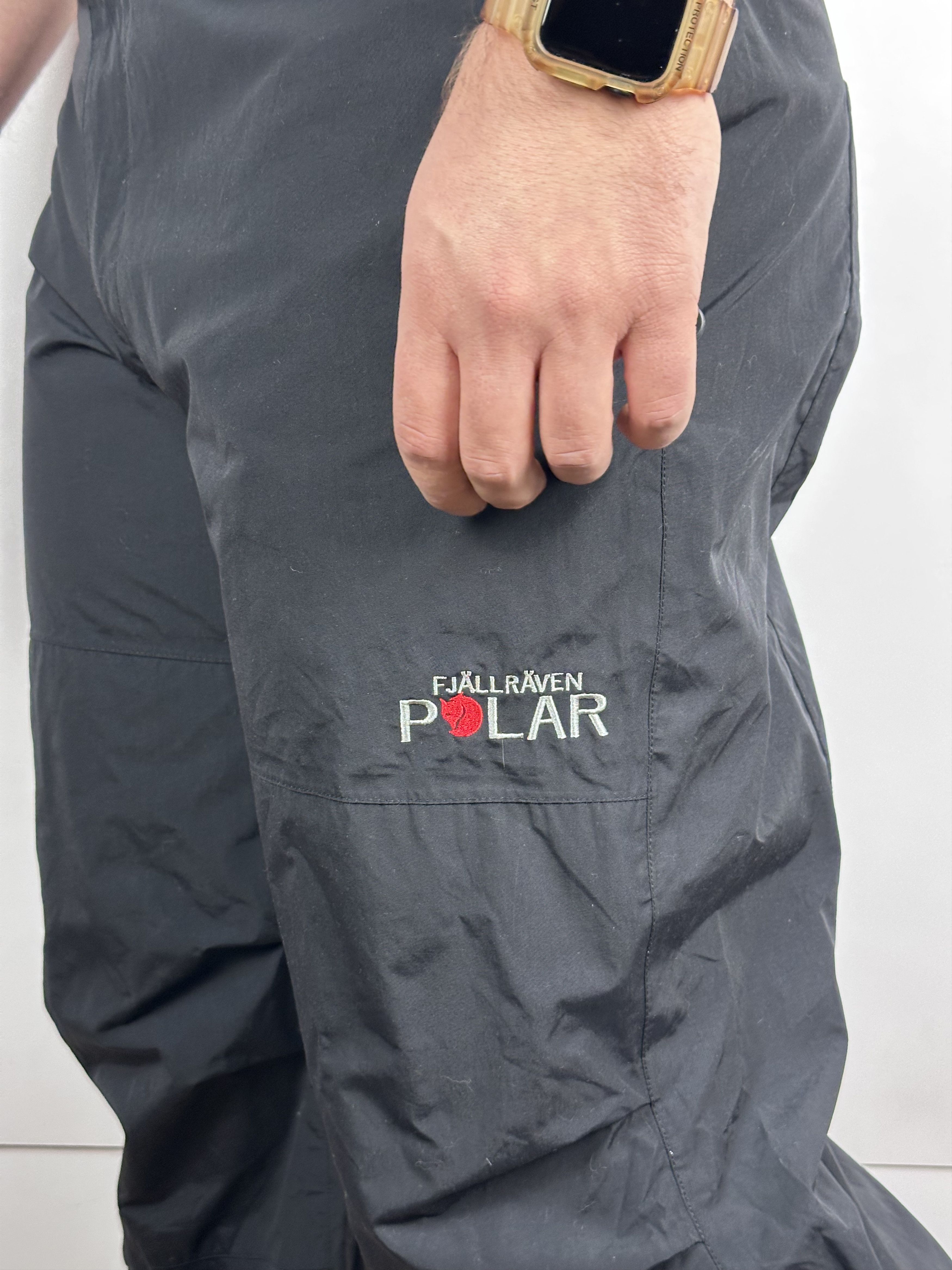 Fjallraven × Vintage Fjallraven Polar Vintage Men's Ski Pants Overall Black L Size US 34 / EU 50 - 2 Thumbnail