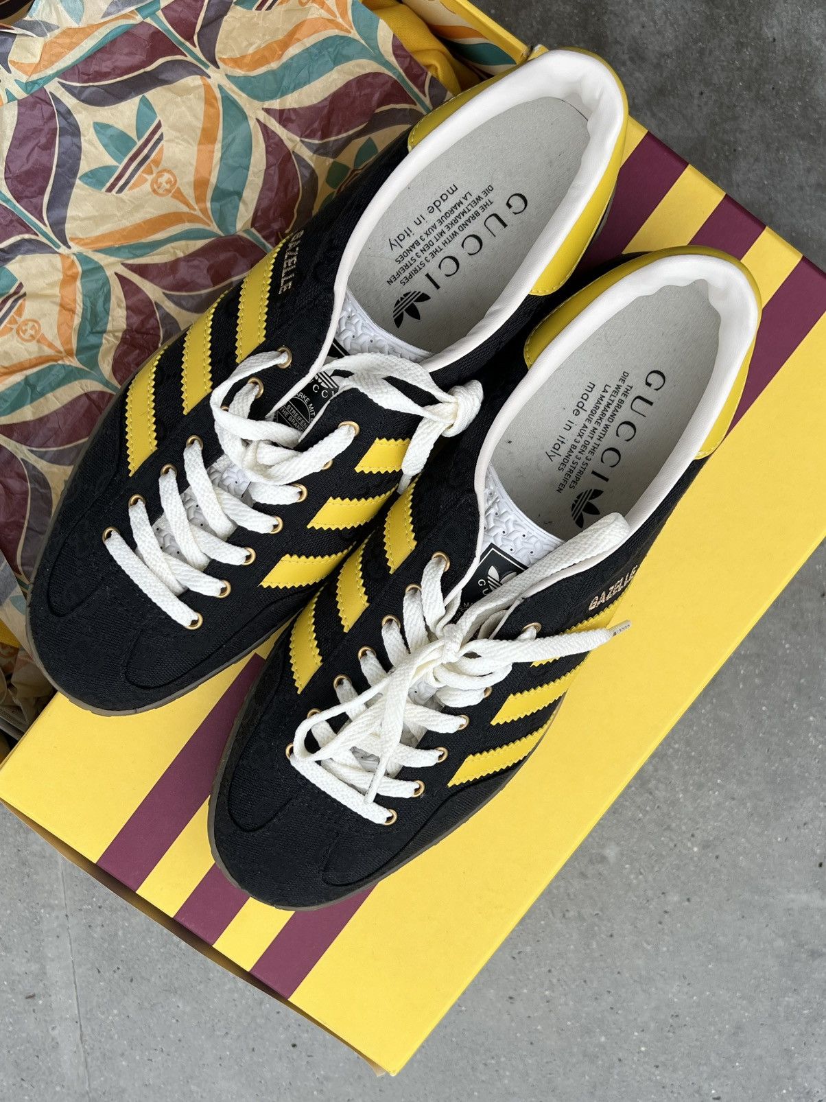 Adidas Adidas x Gucci Gazelle sneakers rare cw Size US 11 / EU 44 - 3 Thumbnail