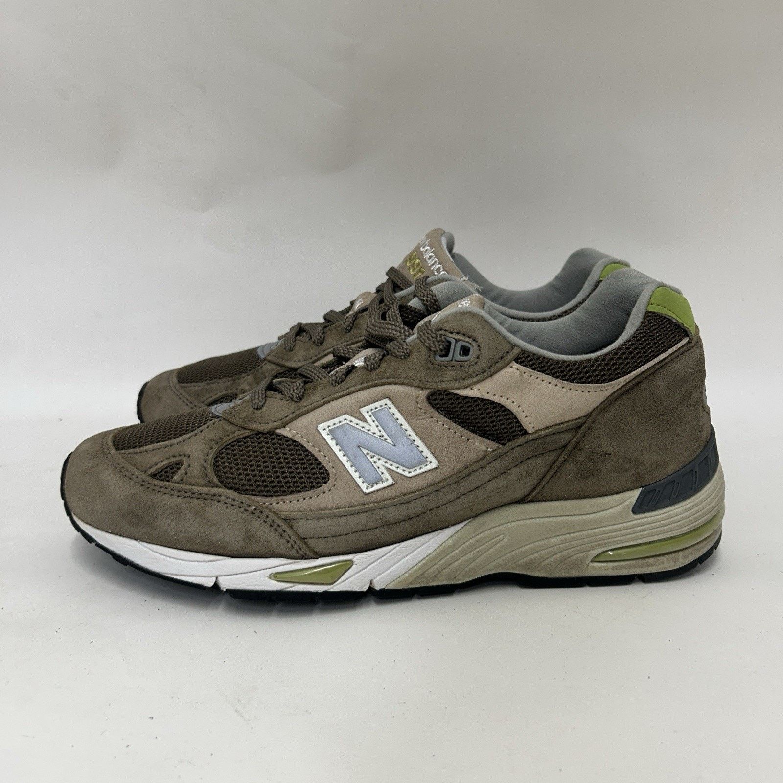 New Balance New Balance 991 Made In England “Olive Brown Tan” M991OLB Size US 8.5 / EU 41-42 - 6 Thumbnail