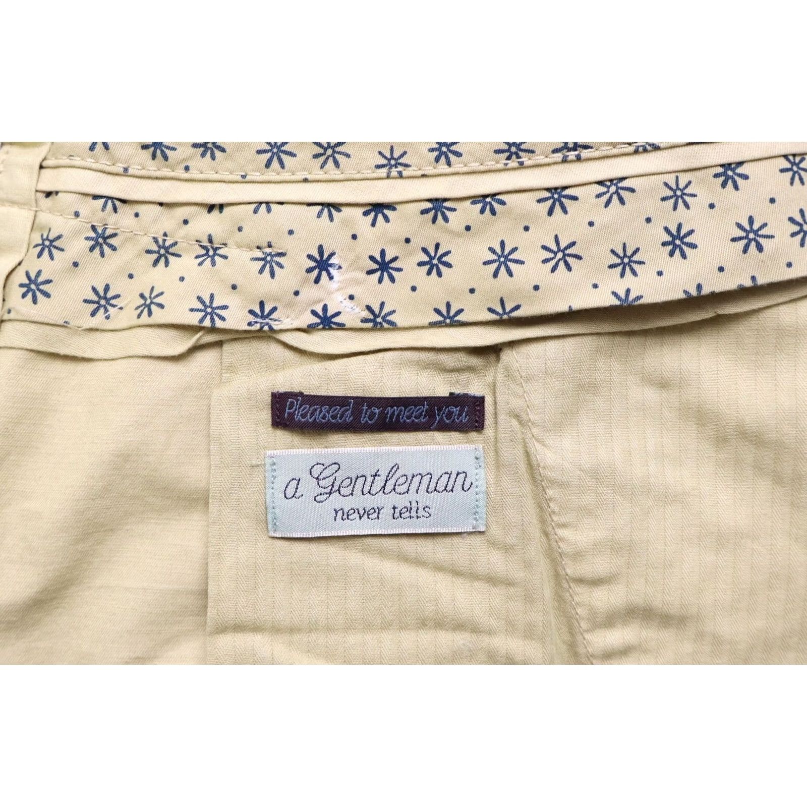 Scotch & Soda SCOTCH & SODA Shorts Men W29 Turn Up Faded Logo With Pockets Beige Cotton Regular Size US 29 - 7 Thumbnail