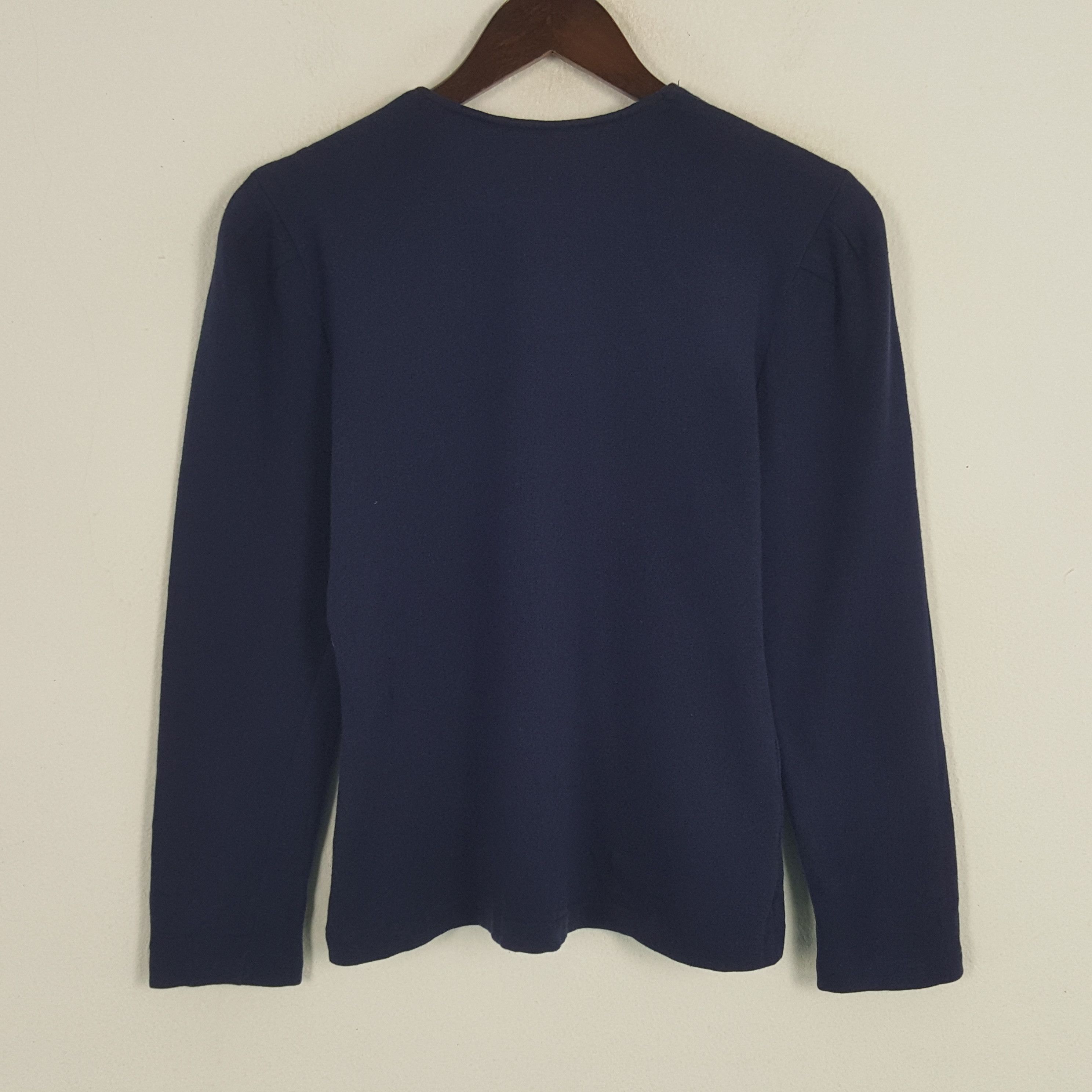 Vintage Vintage NORMAKAMALI Long Sleeve T-Shirt Size S / US 4 / IT 40 - 2 Thumbnail