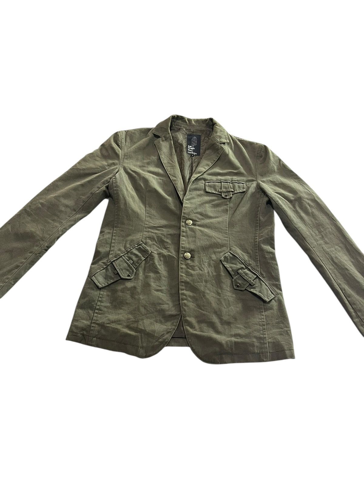If Six Was Nine Semantic Design Sunfaded Blazer Jacket Size US L / EU 52-54 / 3 - 1 Thumbnail