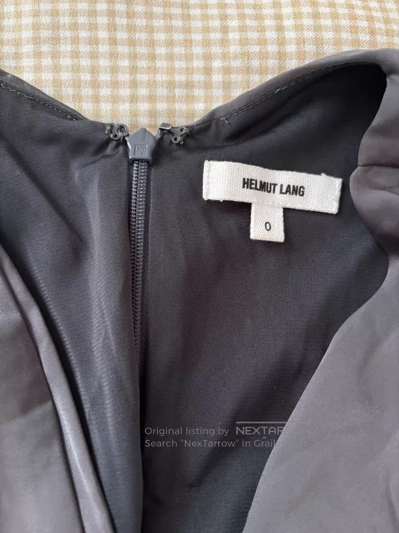 Helmut Lang Helmut Lang size 0 Grey silk crossover design pieced fabric Size M / US 6-8 / IT 42-44 - 5 Thumbnail
