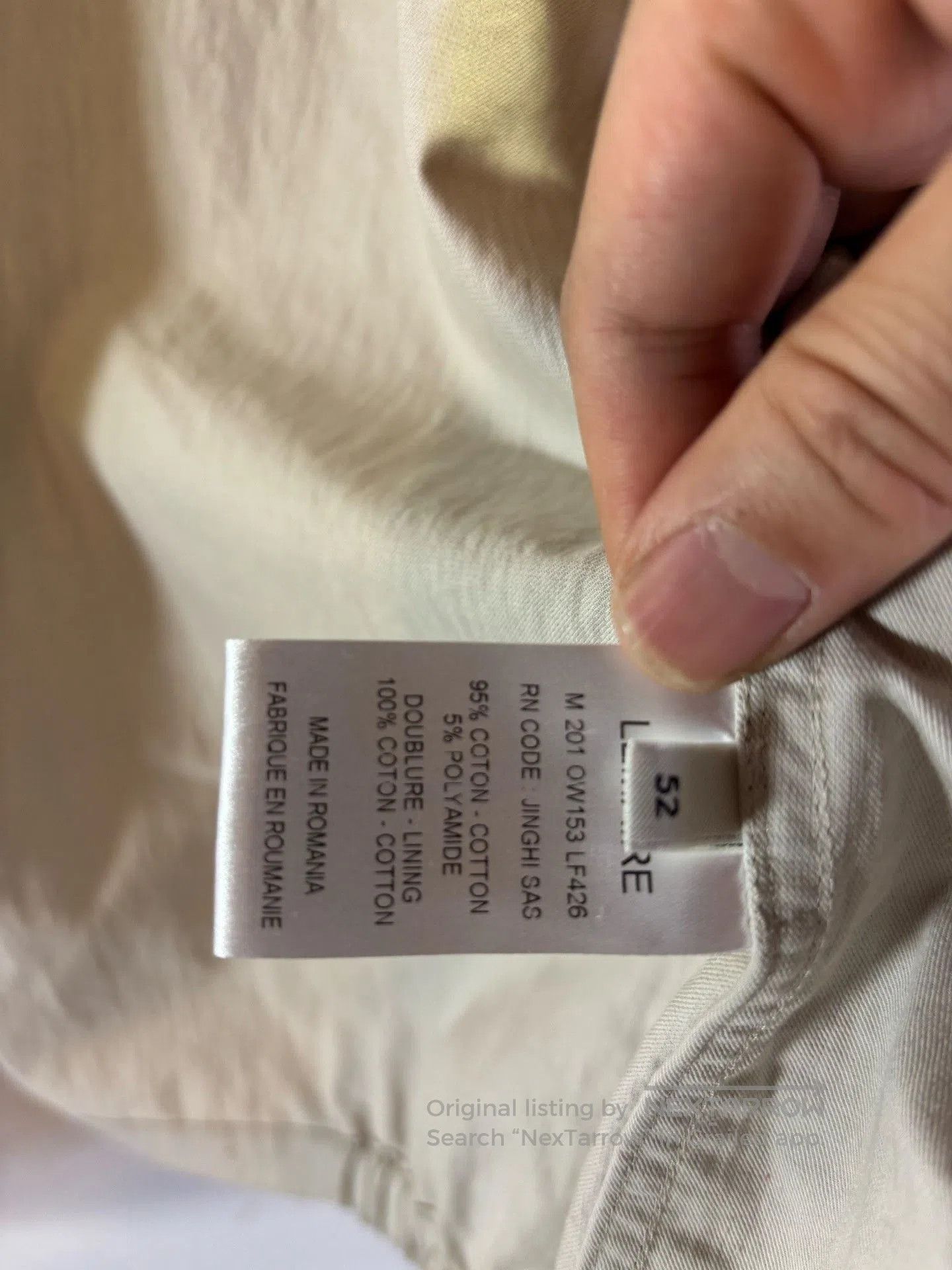 Lemaire Lemaire Boxy Straight Zip Jacket. Size US L / EU 52-54 / 3 - 8 Thumbnail