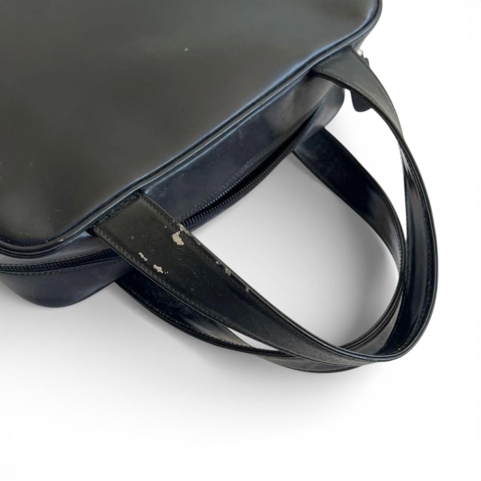 Gucci Gucci - Vintage Black Leather Tote Bag Size ONE SIZE - 7 Thumbnail