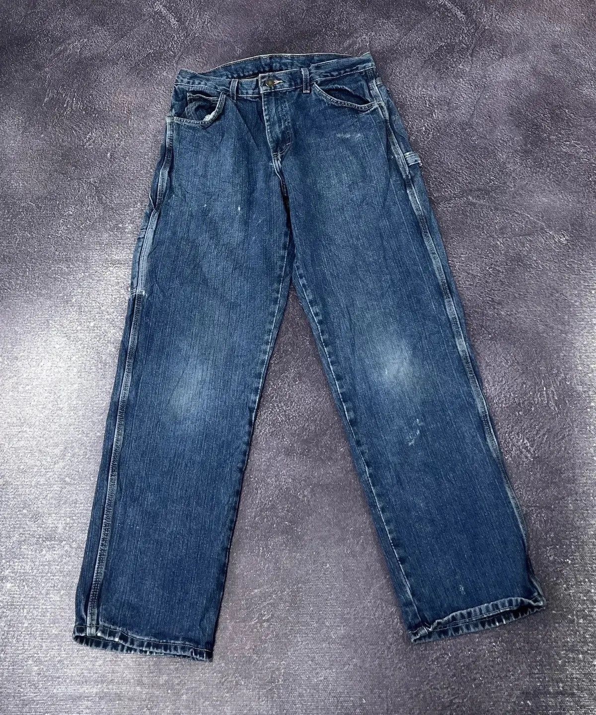 Dickies × Vintage Vintage Dickies USA Faded Blue Work Hype Denim Jeans Size US 32 / EU 48 - 2 Thumbnail