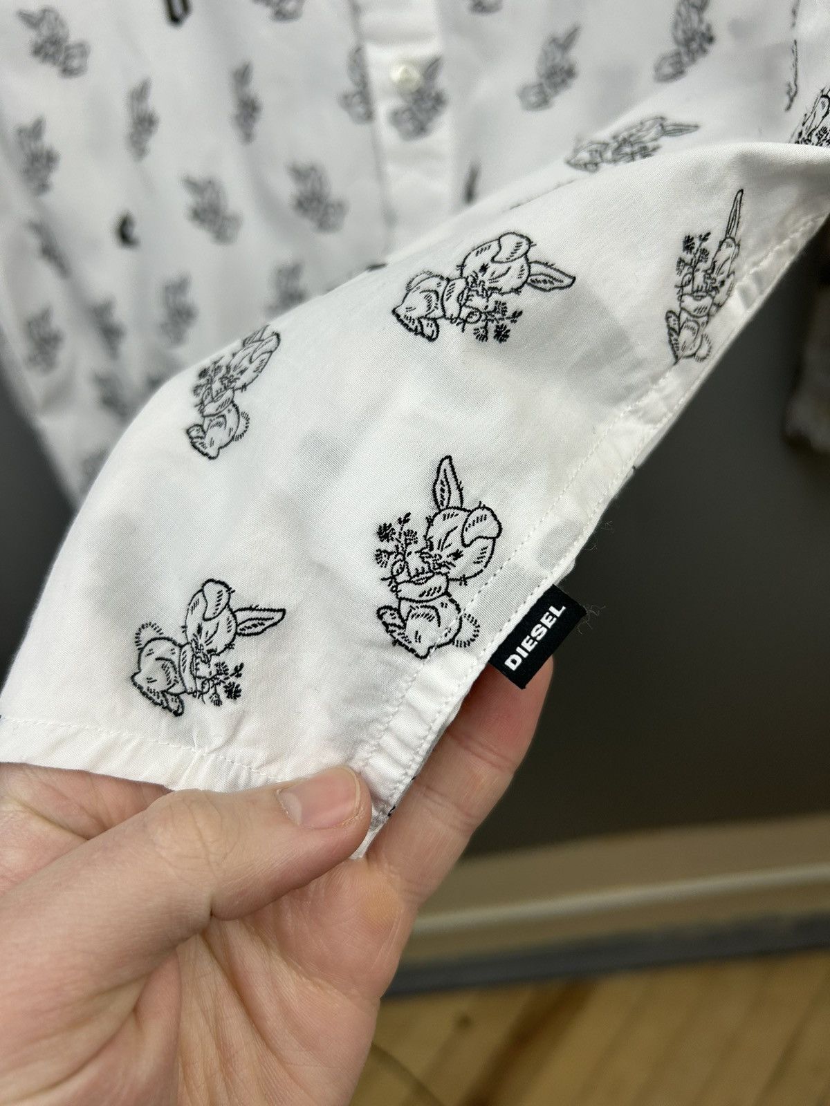 Diesel Diesel Rabbit Logo Shirt Size US L / EU 52-54 / 3 - 13 Thumbnail