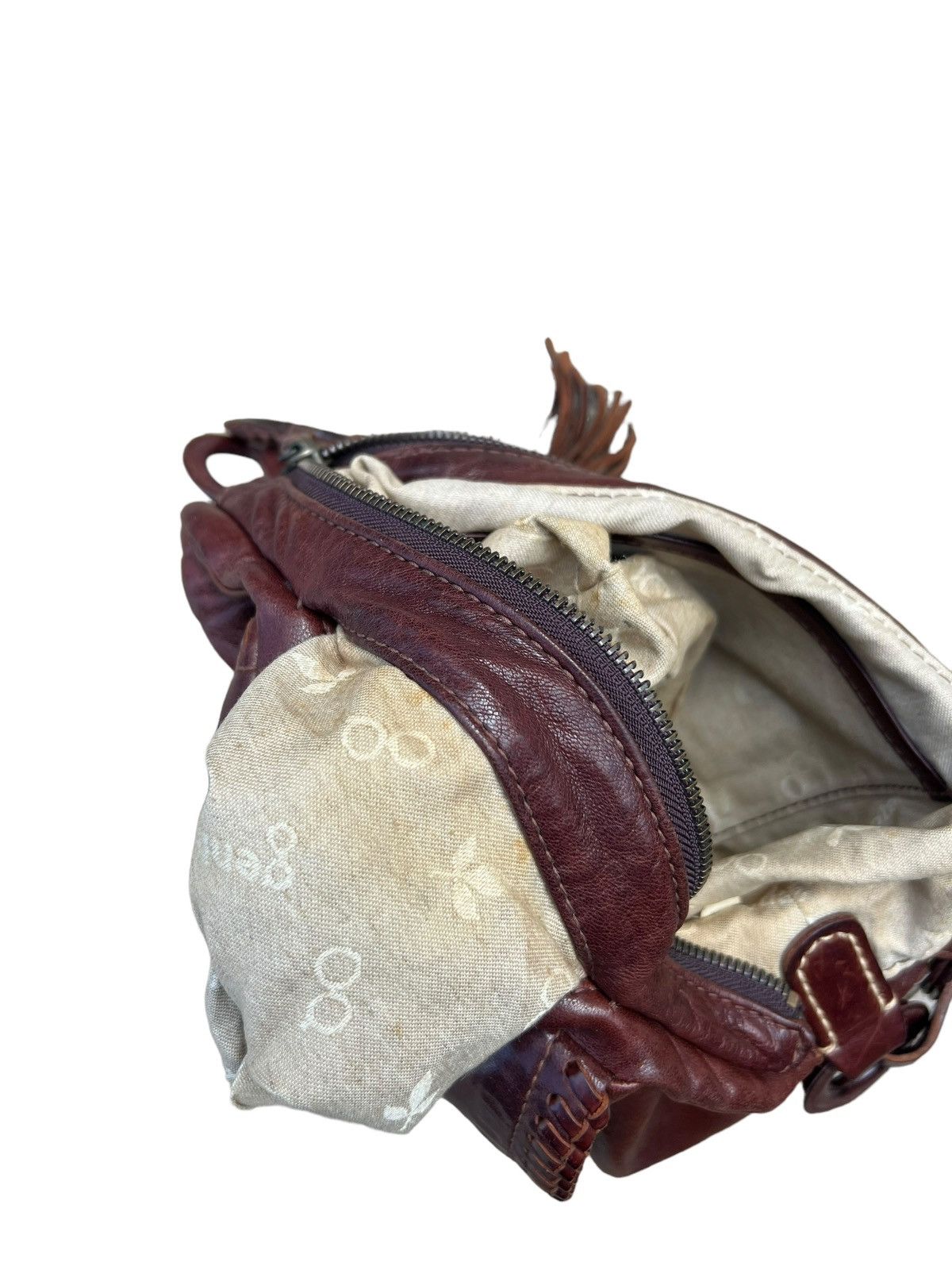 Leather genten Japan Patina Leather Mini Hobo Bag Size ONE SIZE - 17 Thumbnail