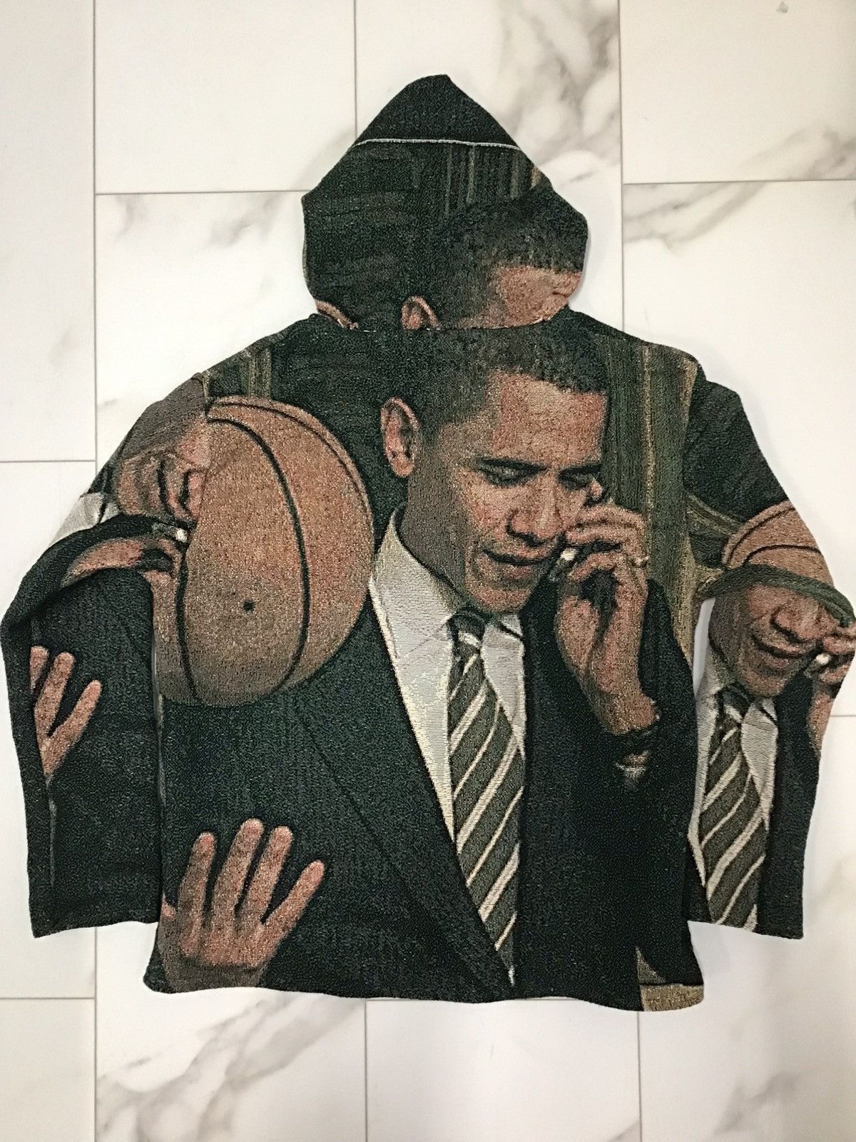 Other MARQ THE LABEL Obama Tapestry Hoody Size US L / EU 52-54 / 3 - 5 Thumbnail