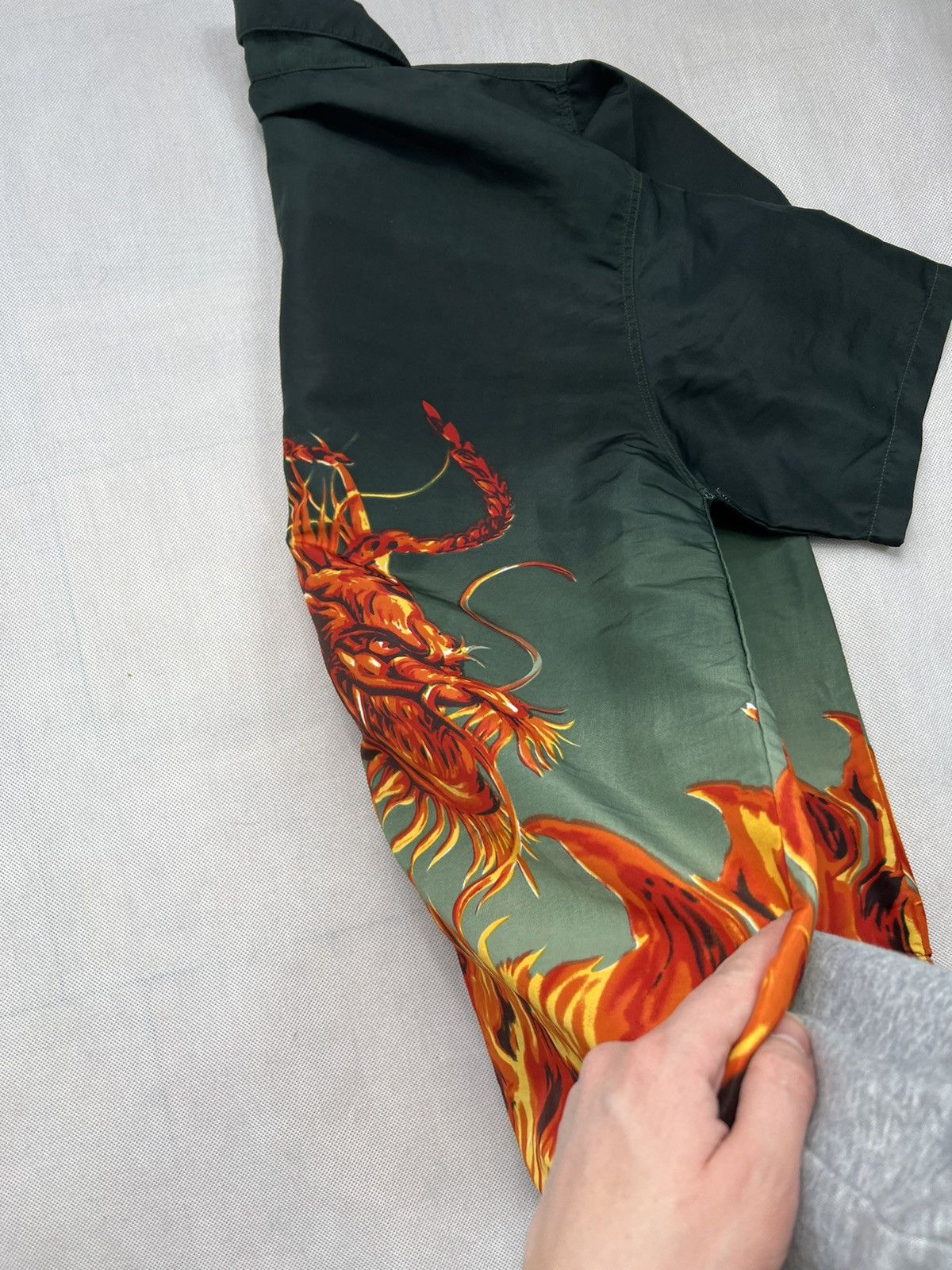 Vintage Shirt Qijin Dragon Fire Vintage Size US M / EU 48-50 / 2 - 3 Thumbnail
