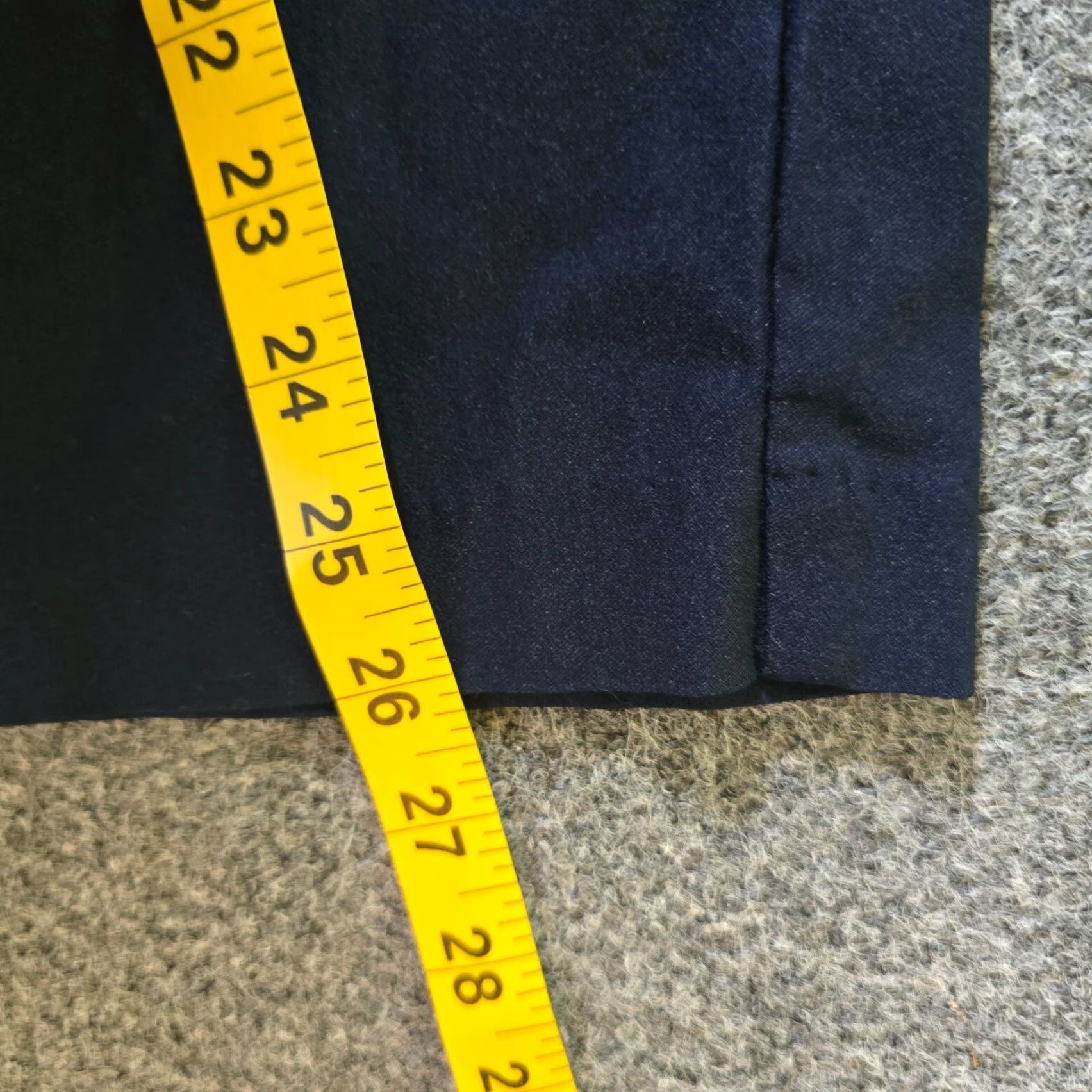 Vintage Lulu B Pants Womens Size 2 Blue Stretch Tapered Performance Casual Dress Pants Regular Slim Fit Womensใจ Size 26" / US 2 / IT 38 - 7 Thumbnail