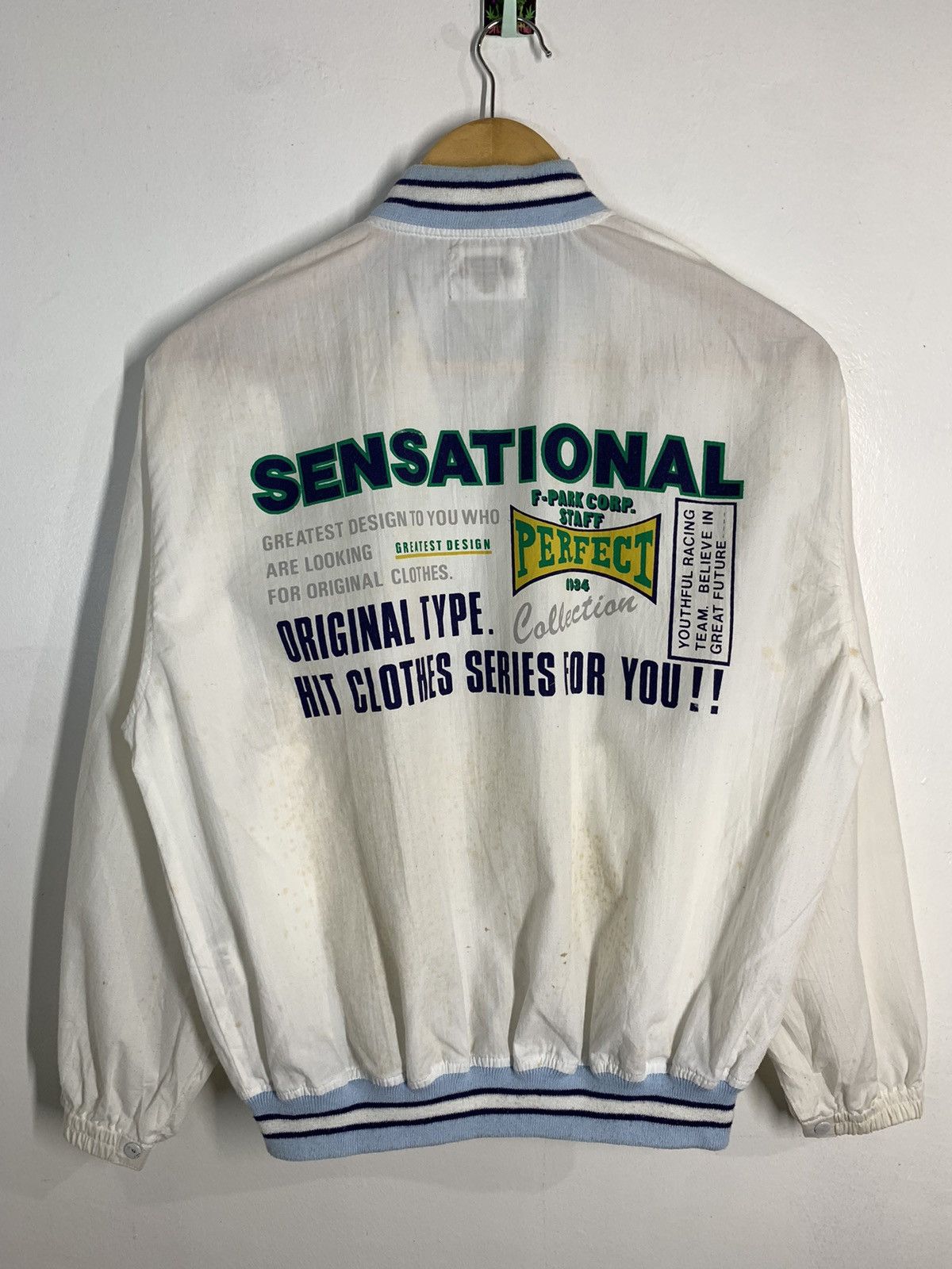 Japanese Brand × Vintage Vintage Japanese Brand Varsity Bomber Jacket Size US L / EU 52-54 / 3 - 1 Thumbnail