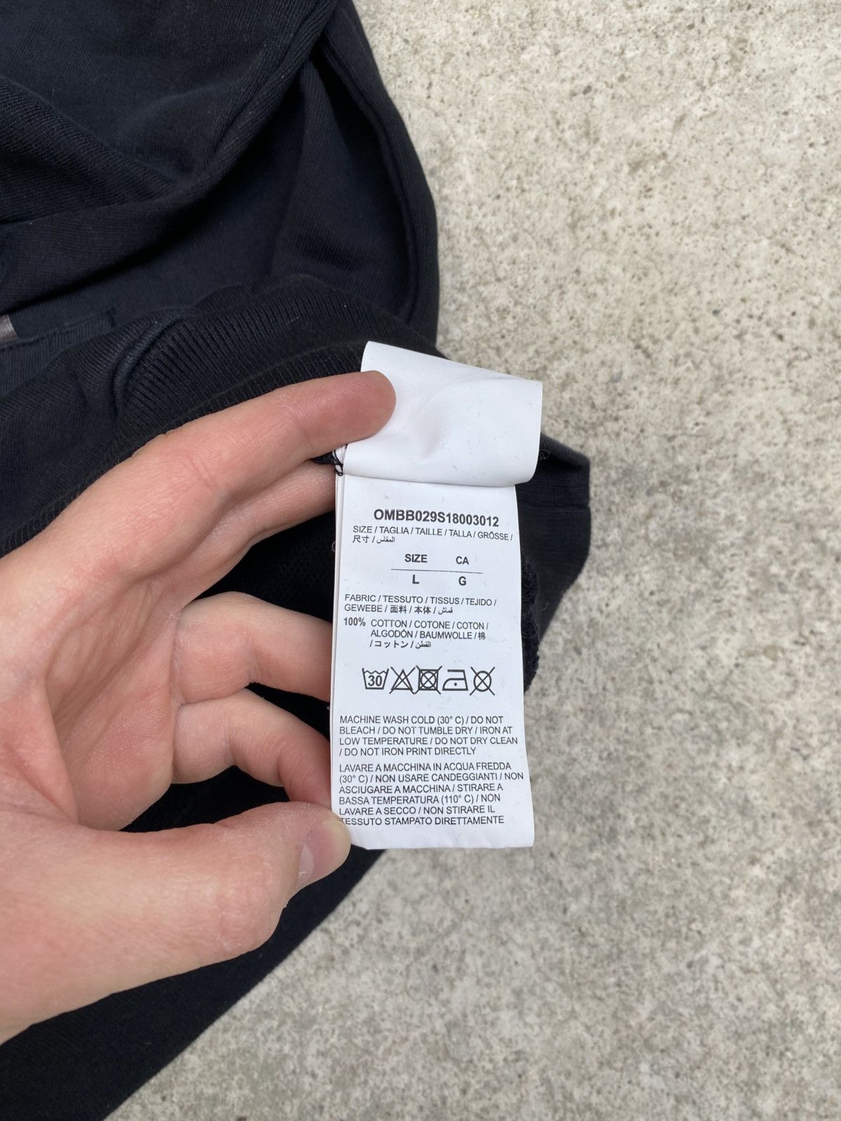 Off-White Off-White Mona Lisa Temperature black Over Hoodie Size US L / EU 52-54 / 3 - 12 Thumbnail