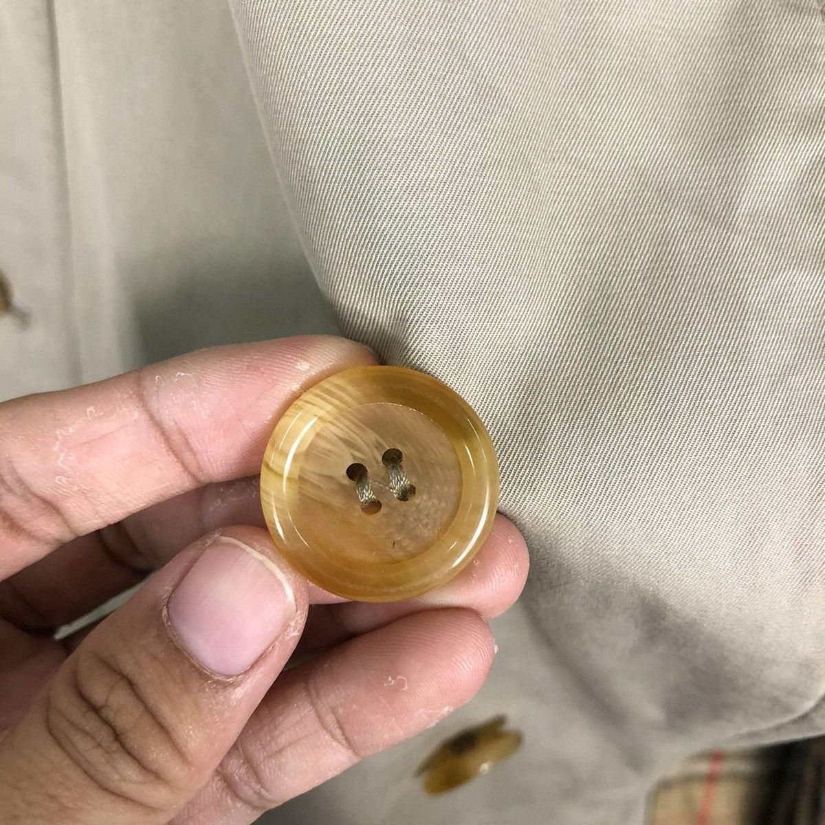 Burberry 🔥VINTAGE BURBERRYS MADE IN ENGLAND LONG JACKET NOVA CHECK Size US M / EU 48-50 / 2 - 16 Thumbnail
