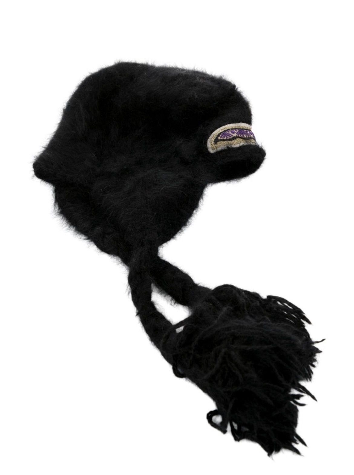 Gucci AW 2016 Gucci Dajav Patches Angora Hat Size ONE SIZE - 3 Thumbnail