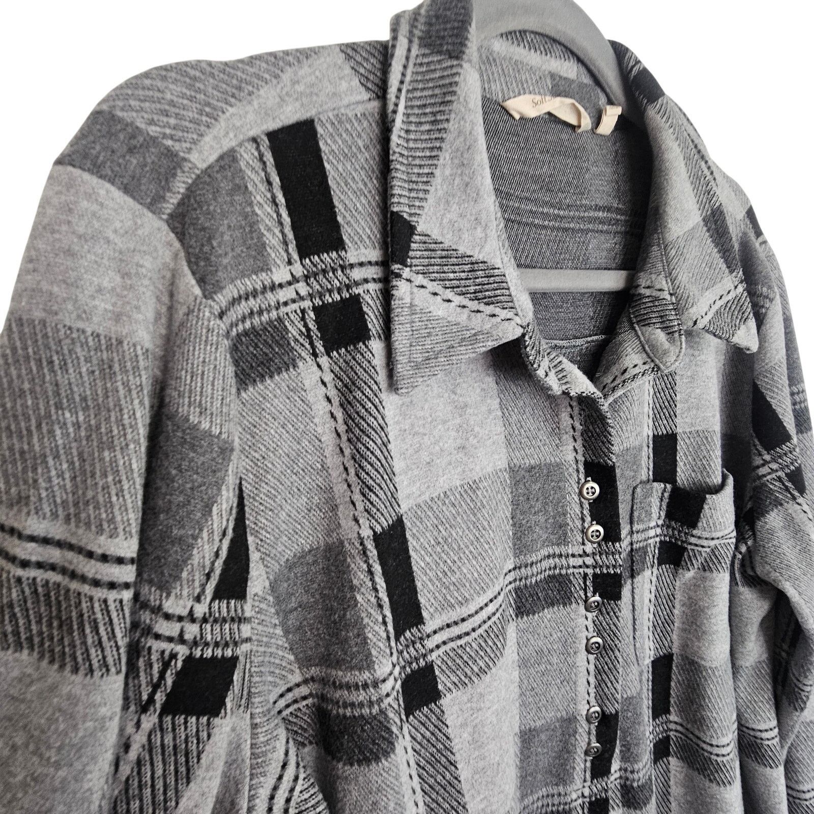 Soft Surroundings Soft Surroundings Womens Plaid Flannel Tunic Size L Comfy Size L / US 10 / IT 46 - 5 Thumbnail