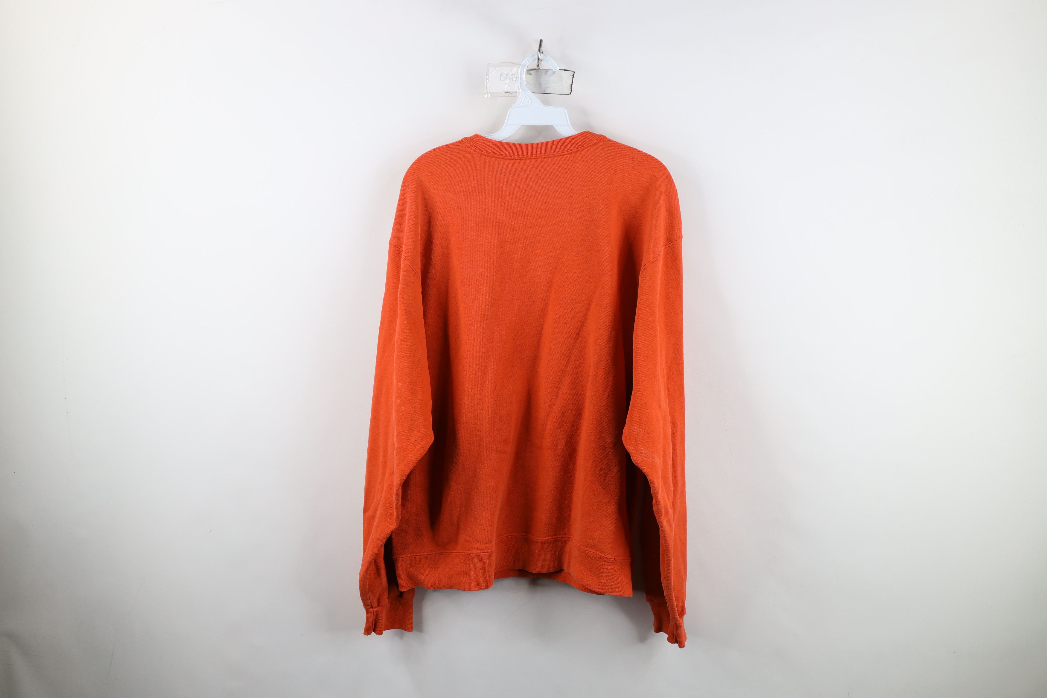 Champion Vintage 90s Champion Monochrome Crewneck Sweatshirt Orange Size US XL / EU 56 / 4 - 12 Thumbnail