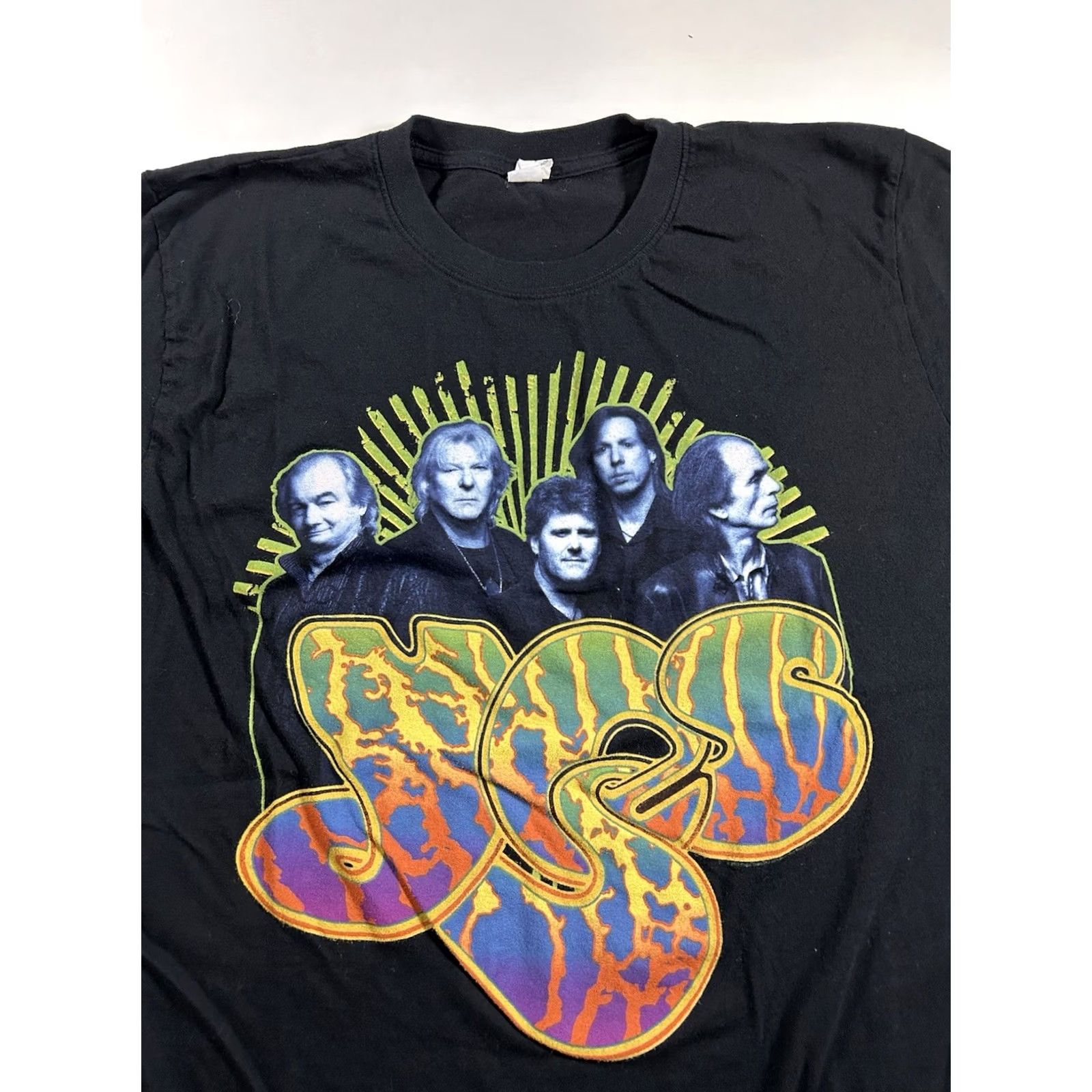 Vintage Yes Band Shirt Music Tee Rock Print Large Black Mens Size US L / EU 52-54 / 3 - 2 Thumbnail
