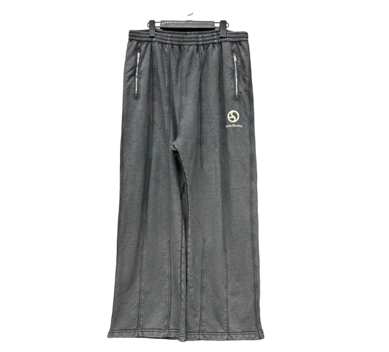 Acne Studios Acne Studios Distressed Wide Leg Sweatpants S Size US 30 / EU 46 - 1 Thumbnail