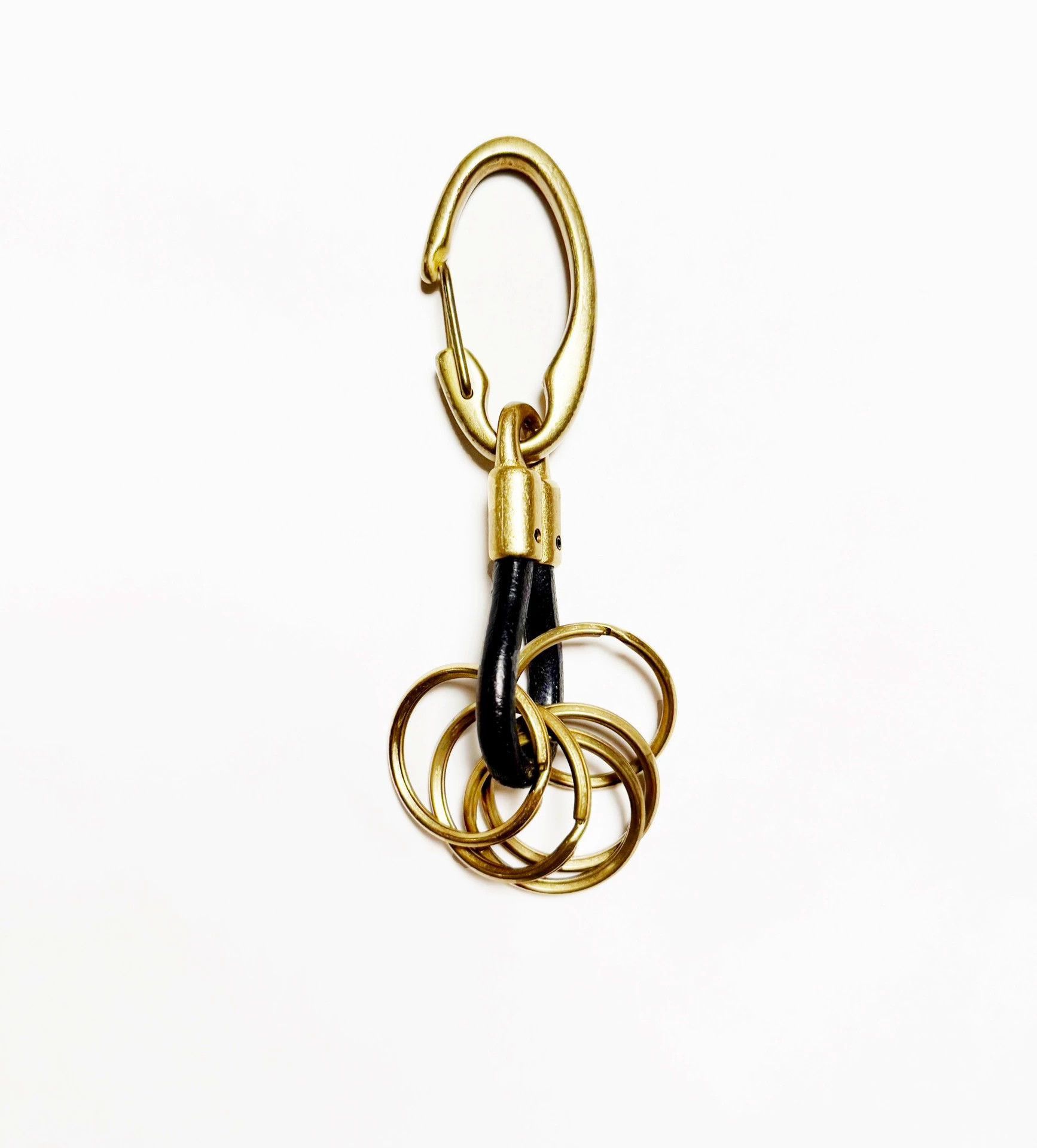 Yohji Yamamoto Yellow Keychain with Gold Rings and Leather Accent Size ONE SIZE - 1 Thumbnail
